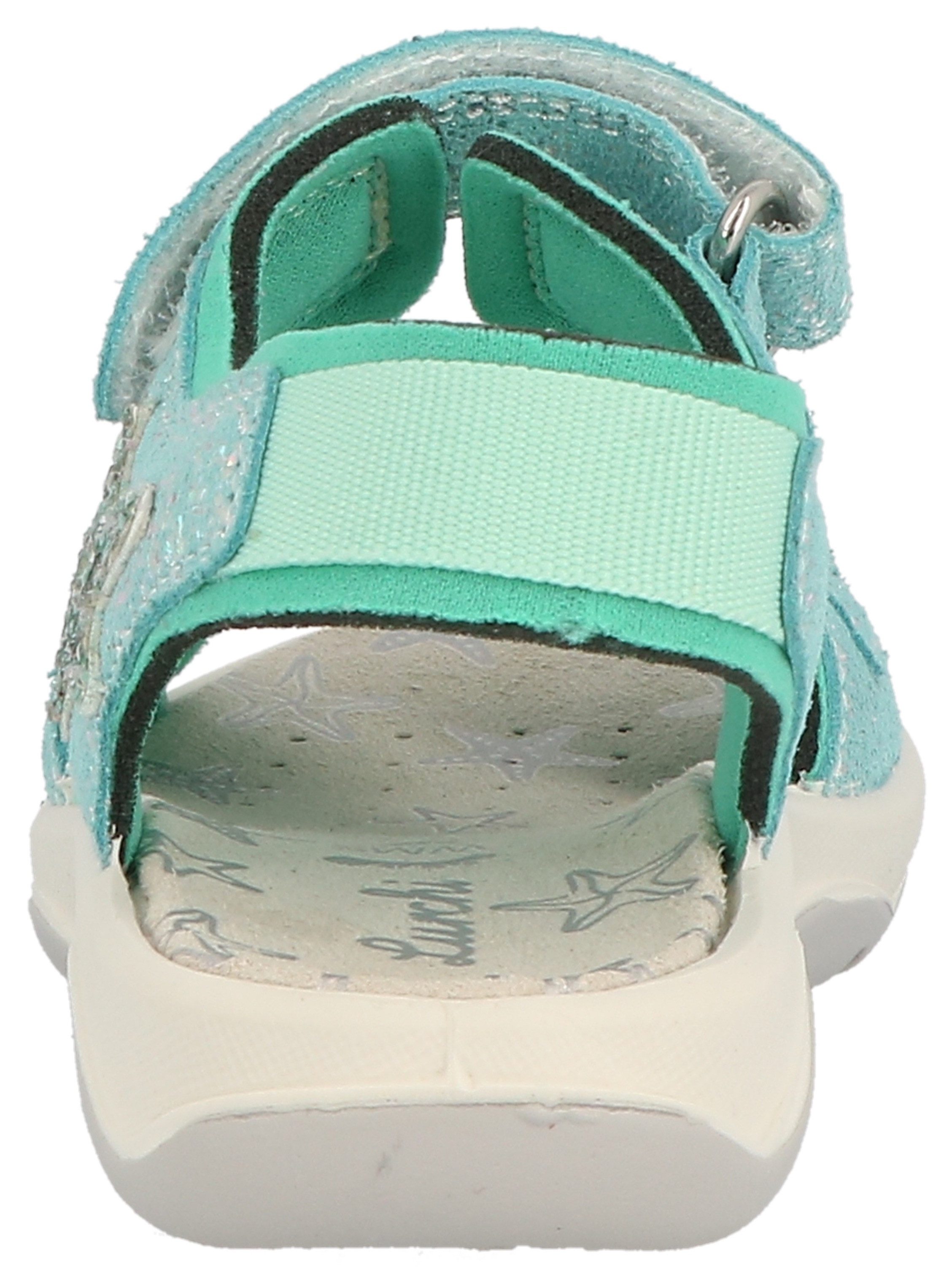 Lurchi Sandalen Fia 2 , zomerschoen, feestdag schoen, glitter, maatsjabloon om te downloaden
