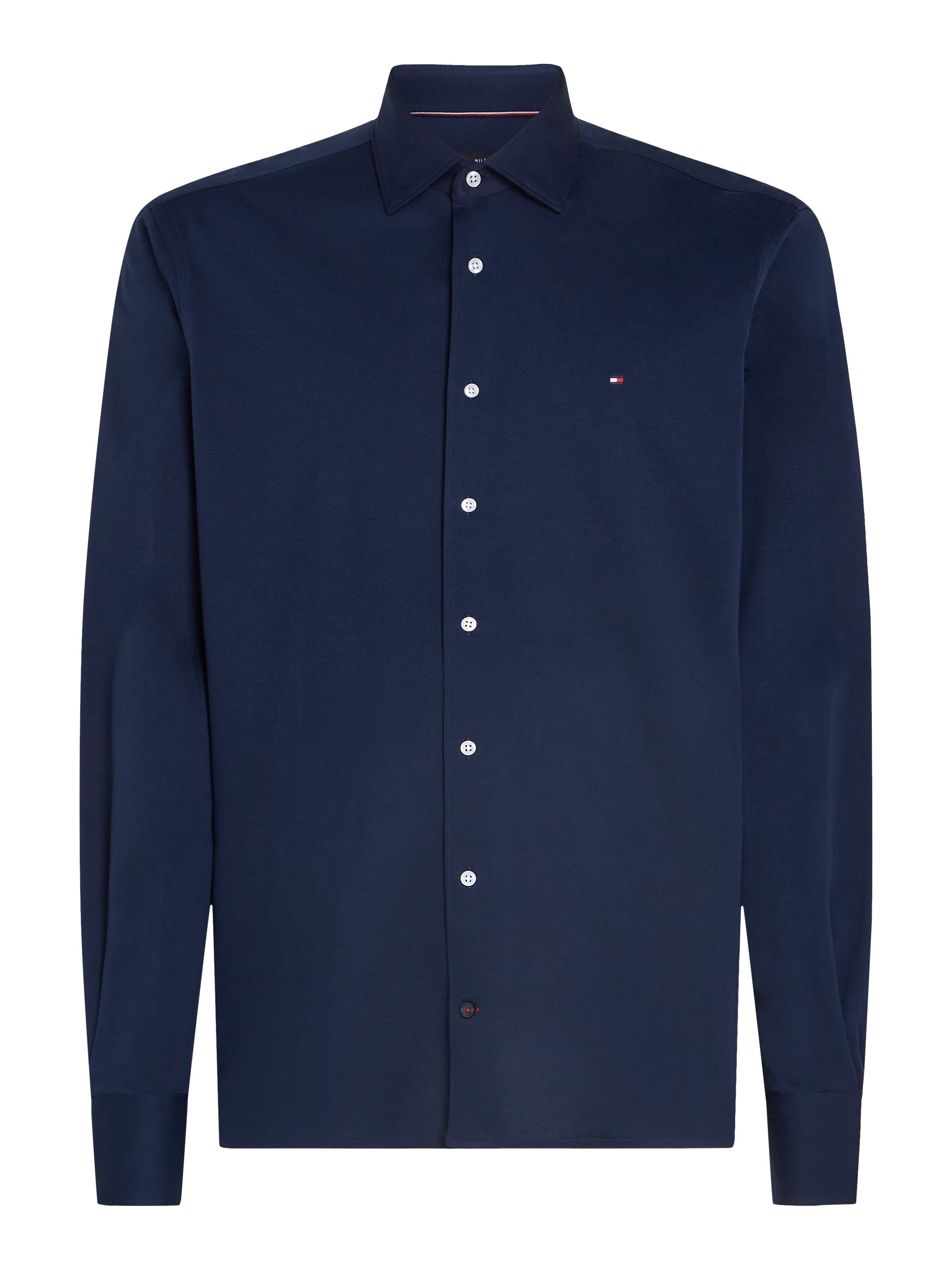 Tommy Hilfiger Businessoverhemd CL KNITTED SOLID RF SHIRT
