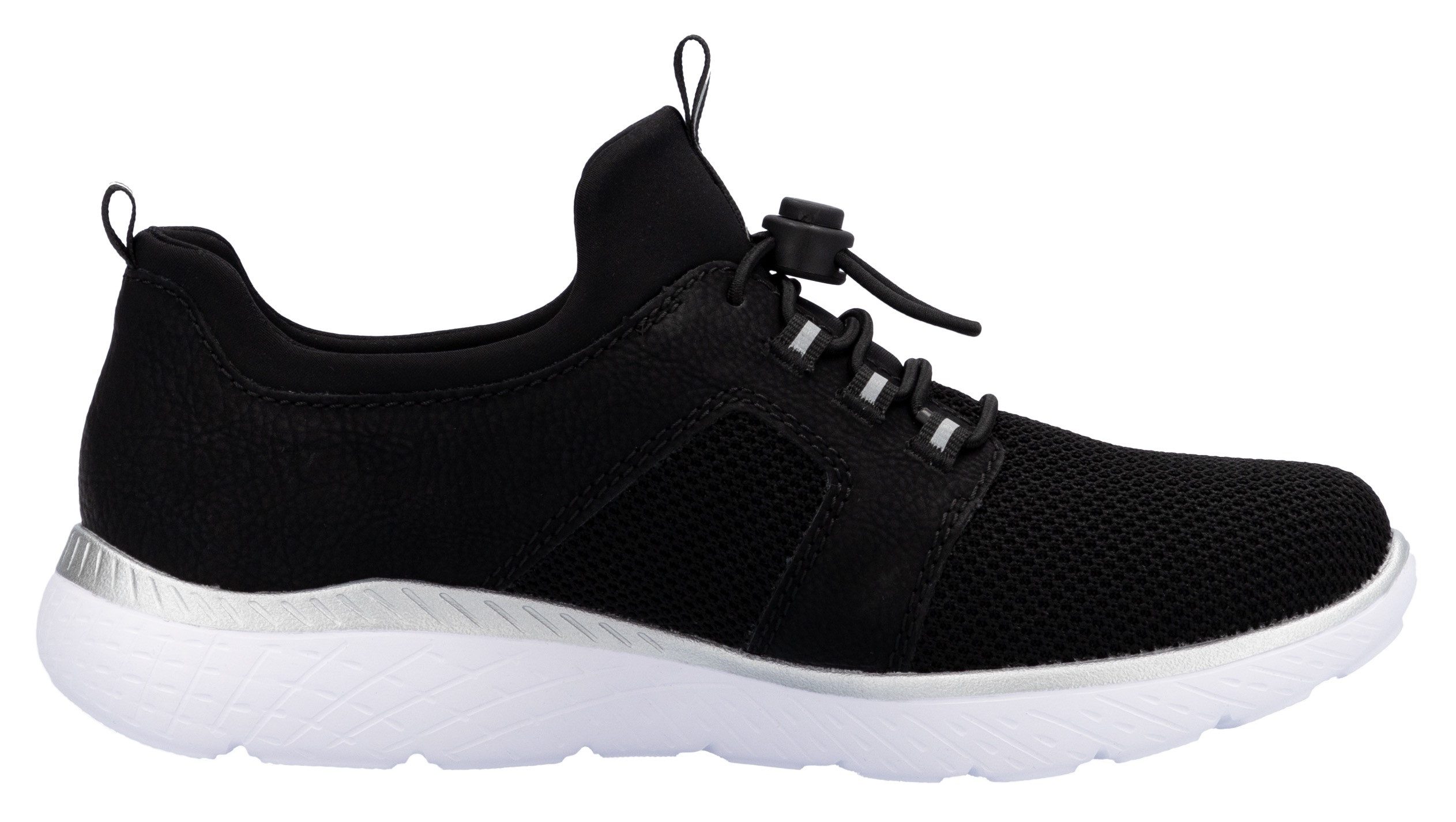 RIEKER Sport Slip-on sneakers , instapschoen, lage schoen, vrijetijdssneaker met trekbanden