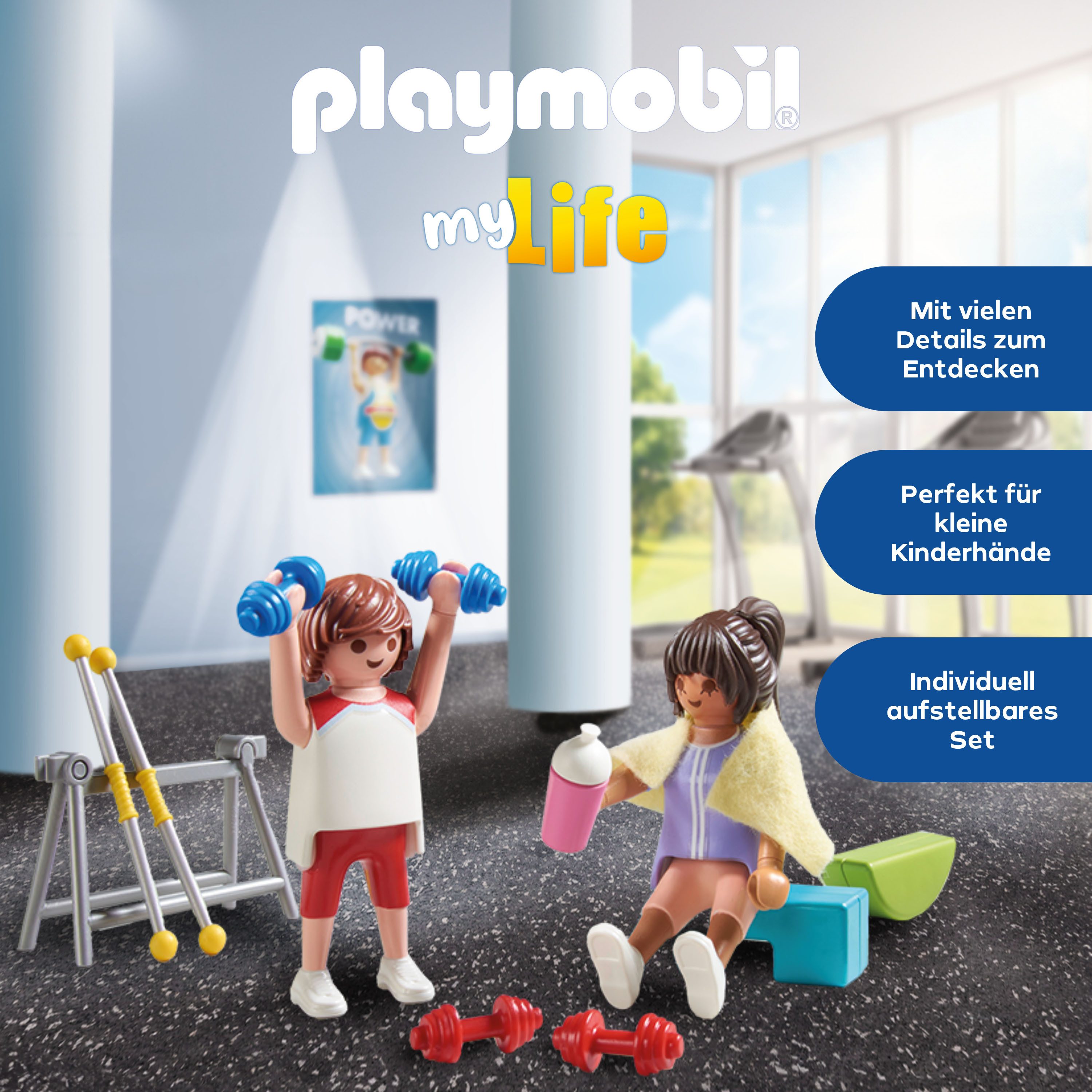Playmobil® Constructie-speelset Fitnesstraining (71806), Playmobil My Life (32-delig)