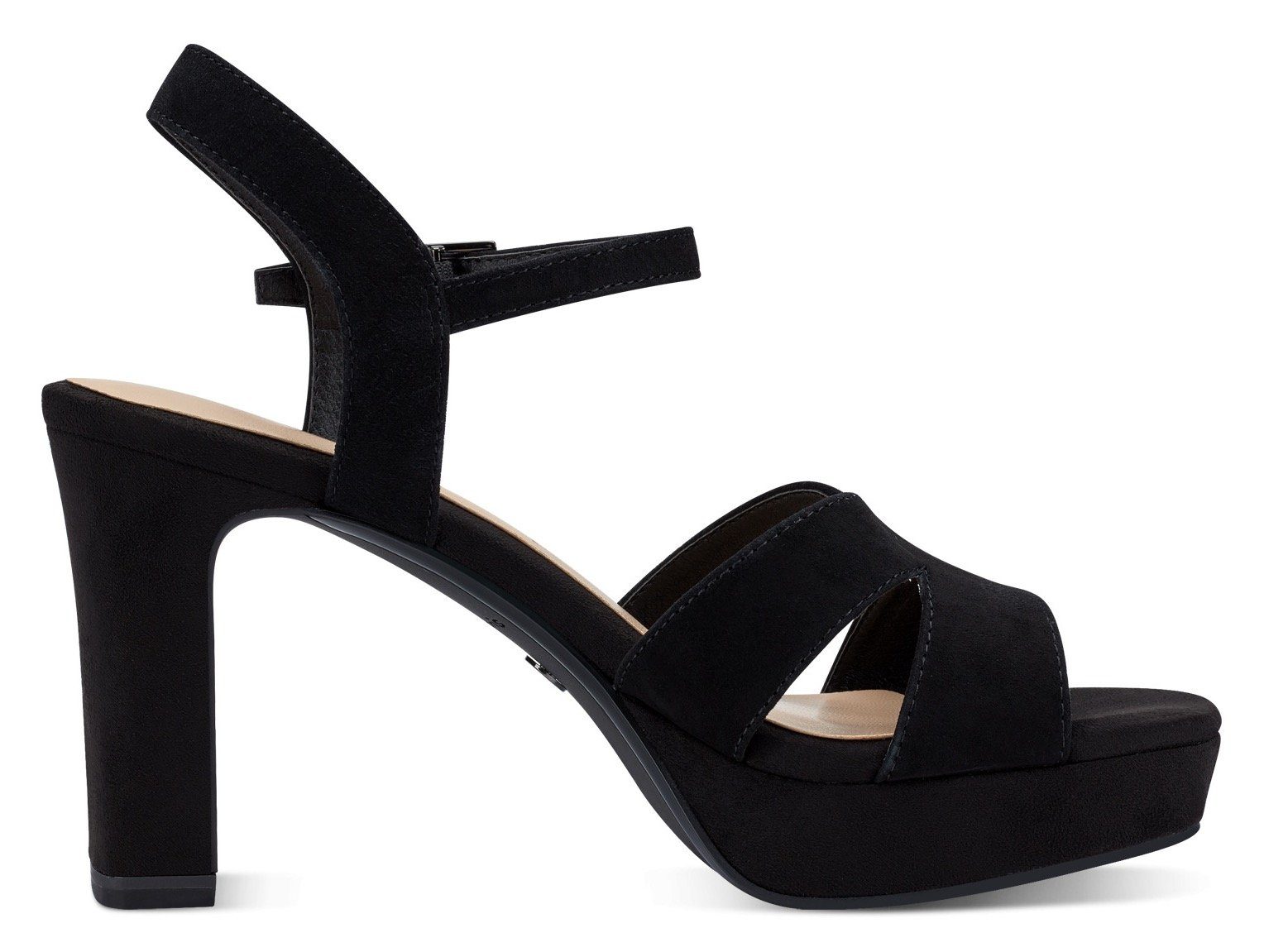 Tamaris Highheel sandaaltjes , zomerschoen, avondschoen, blokhak, met antishokk hak