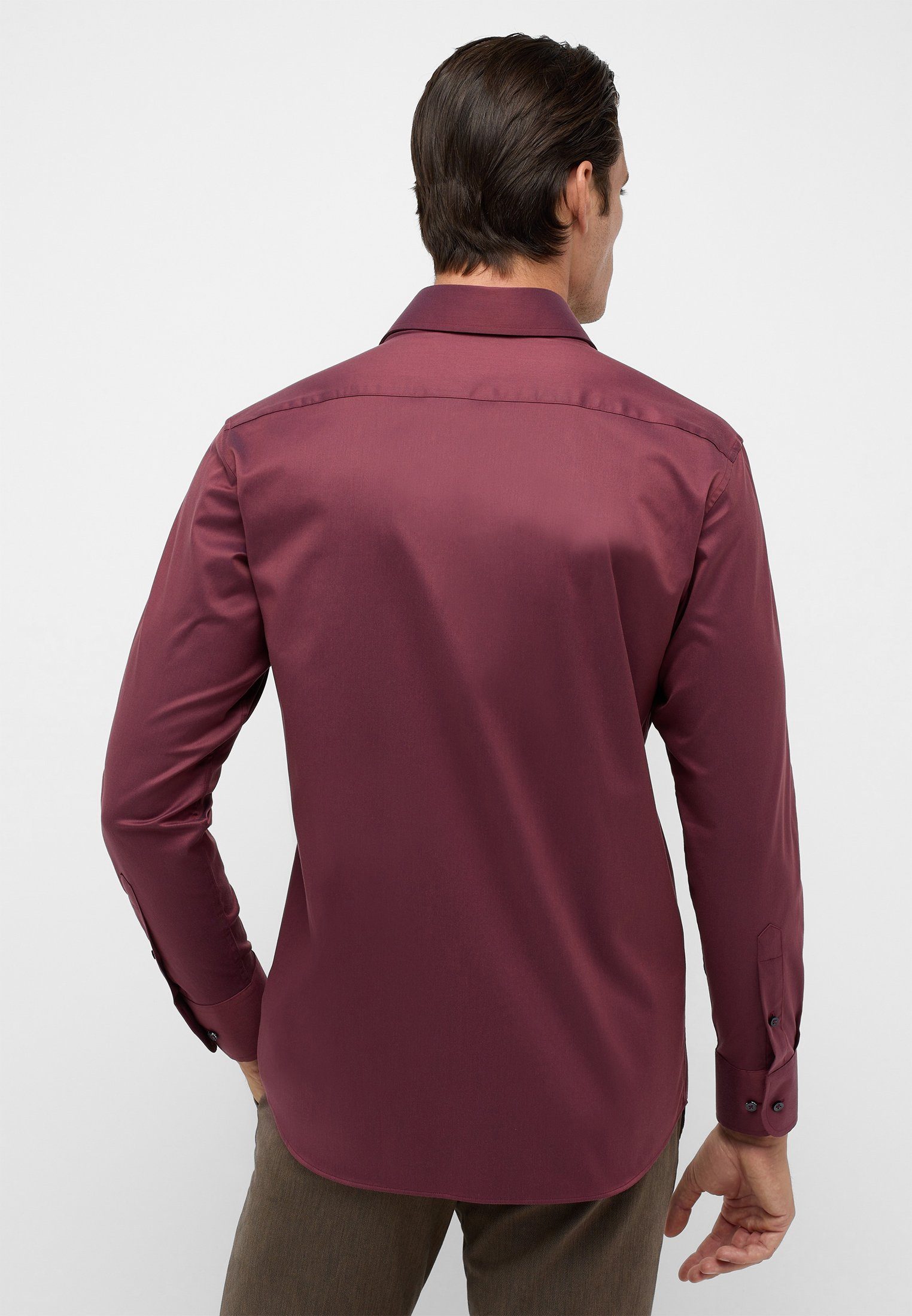 Eterna Overhemd met lange mouwen MODERN FIT NON IRON (strijkvrij)