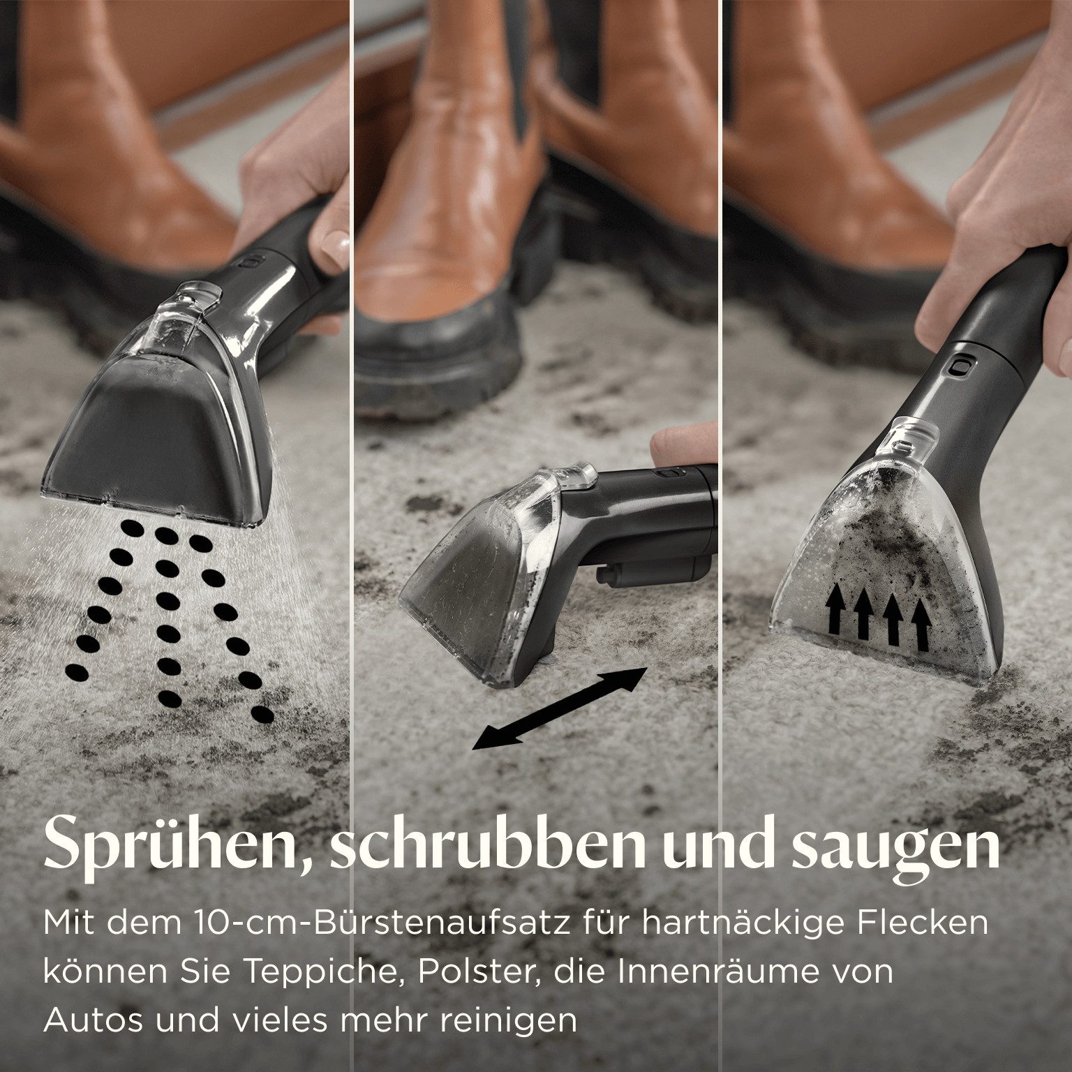 Bissell Waszuiger SpotClean Mini Select, leicht & klein, starke Saugleistung, Dual-Tank