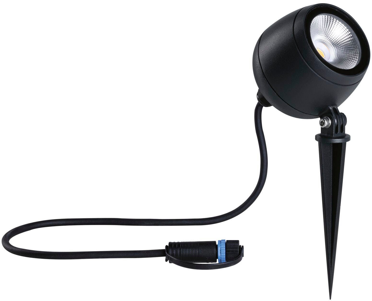 Paulmann Led-tuinverlichting Buiten Plug & Shine Spot Kikolo 60° 3000K Antraciet (1 stuk)