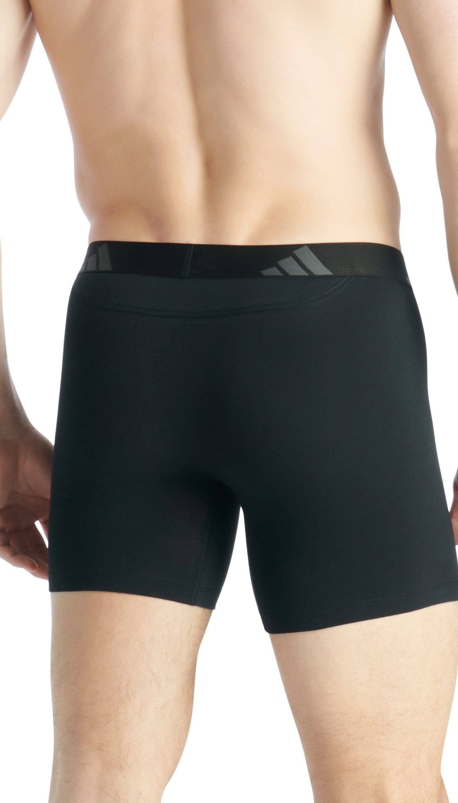adidas Sportswear Boxershort Active Flex Cotton Geperforeerde mesh rugpartij en kruis (Set van 2)