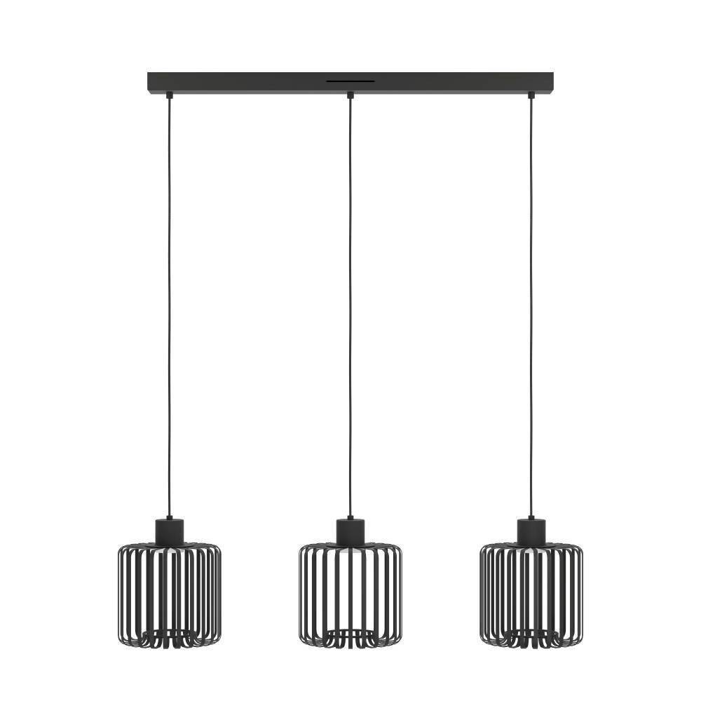 EGLO Hanglamp GINESTRONE-Z Hängelampe schwarz, ZigBee 3.0, Timer, Pendelleuchte, Hanglamp, ZigBee, app en spraakbesturing Alexa, RGB, dimbaar (1 stuk)