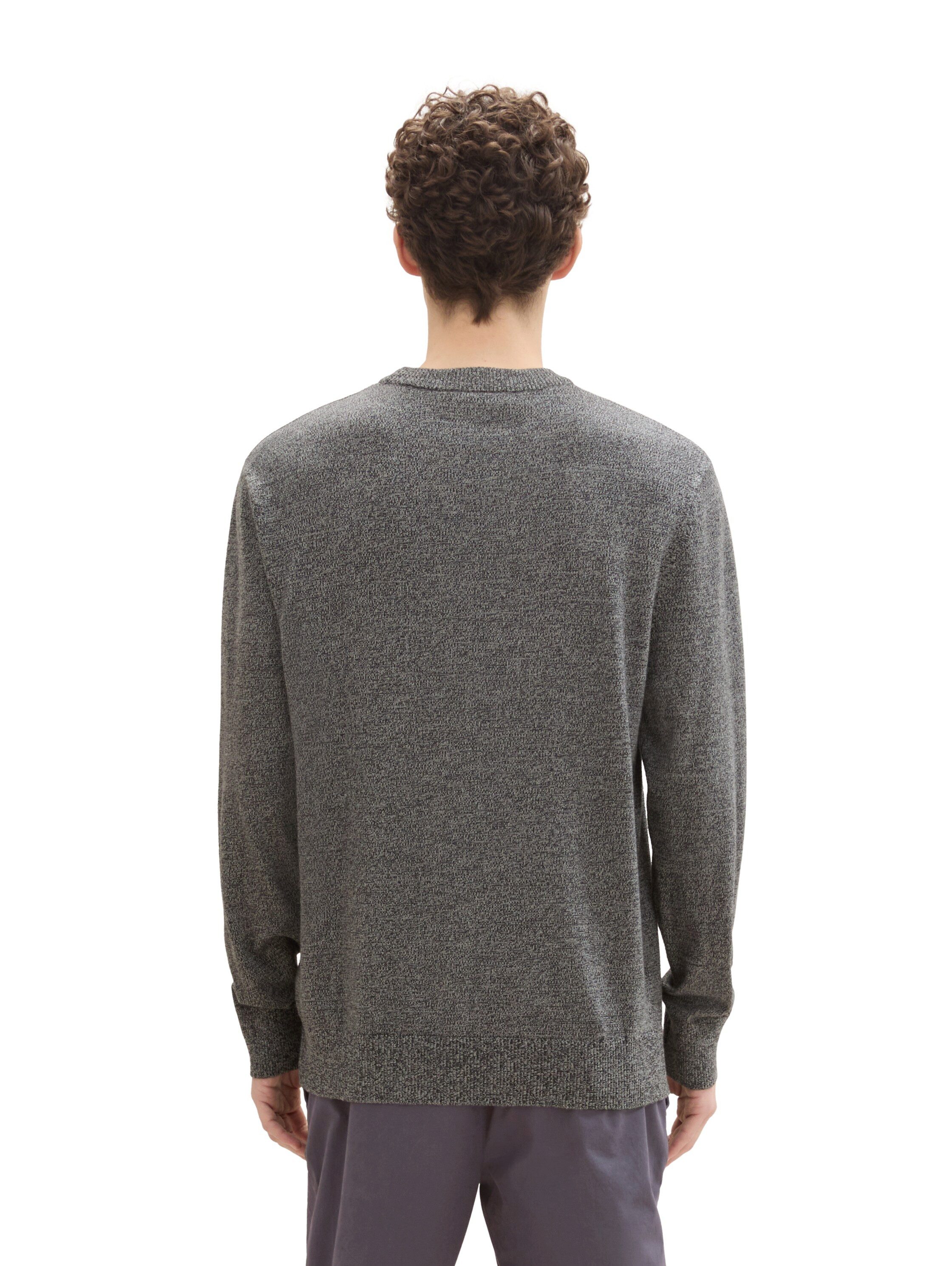 Tom Tailor Denim Gebreide trui in gemêleerde look