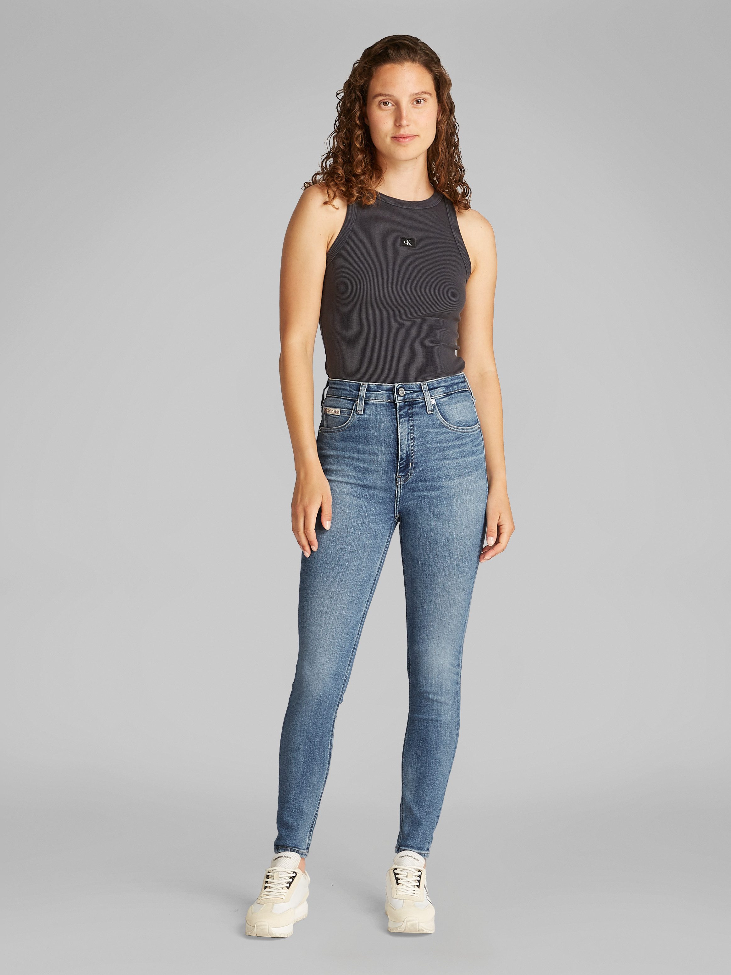 Calvin Klein Skinny fit jeans HIGH RISE SUPER SKINNY ANKLE