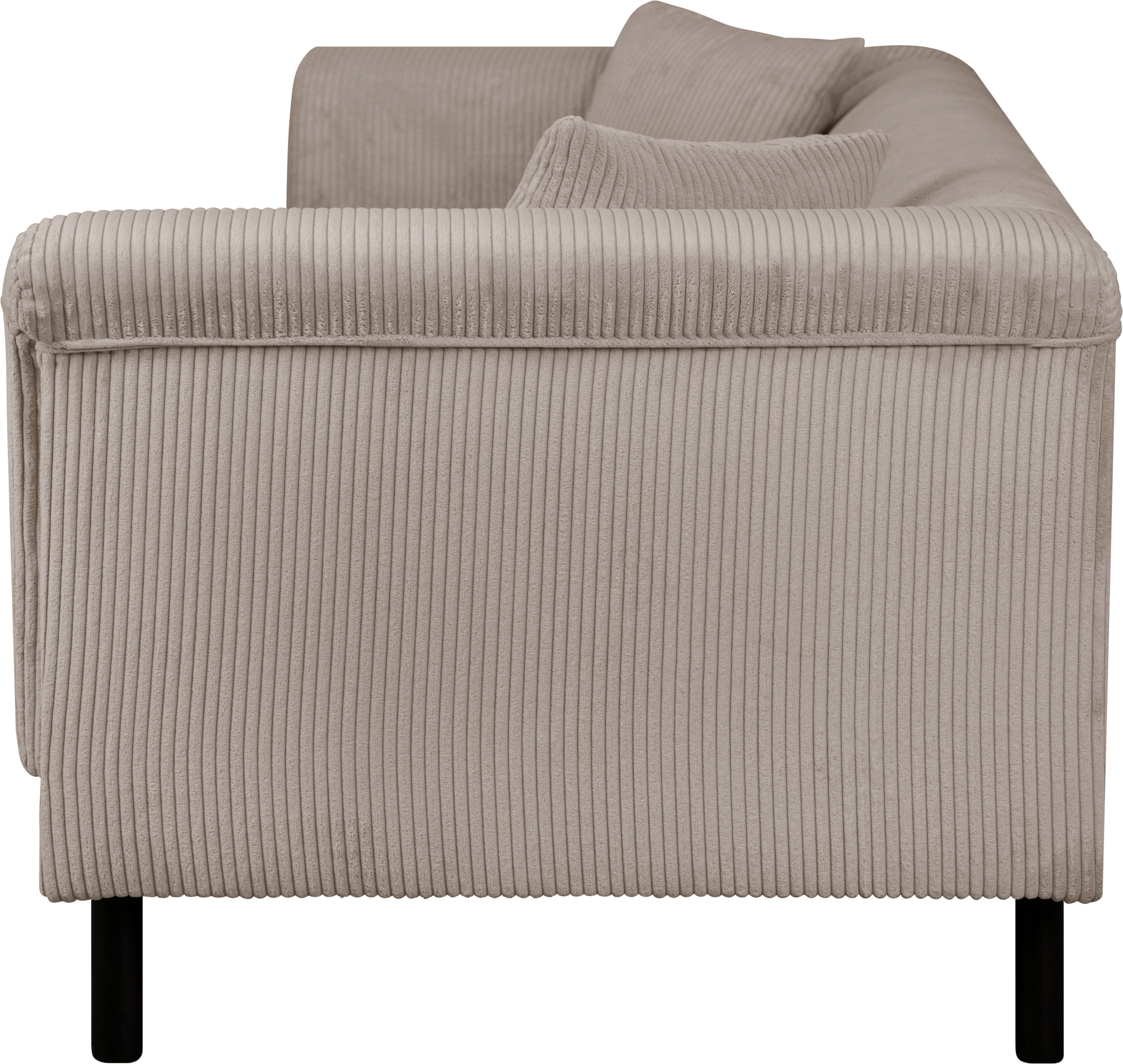 INOSIGN 3-zitsbank AGNIA BxDxH: 210x85x71 cm incl. sierkussens, ook in cord en bouclé