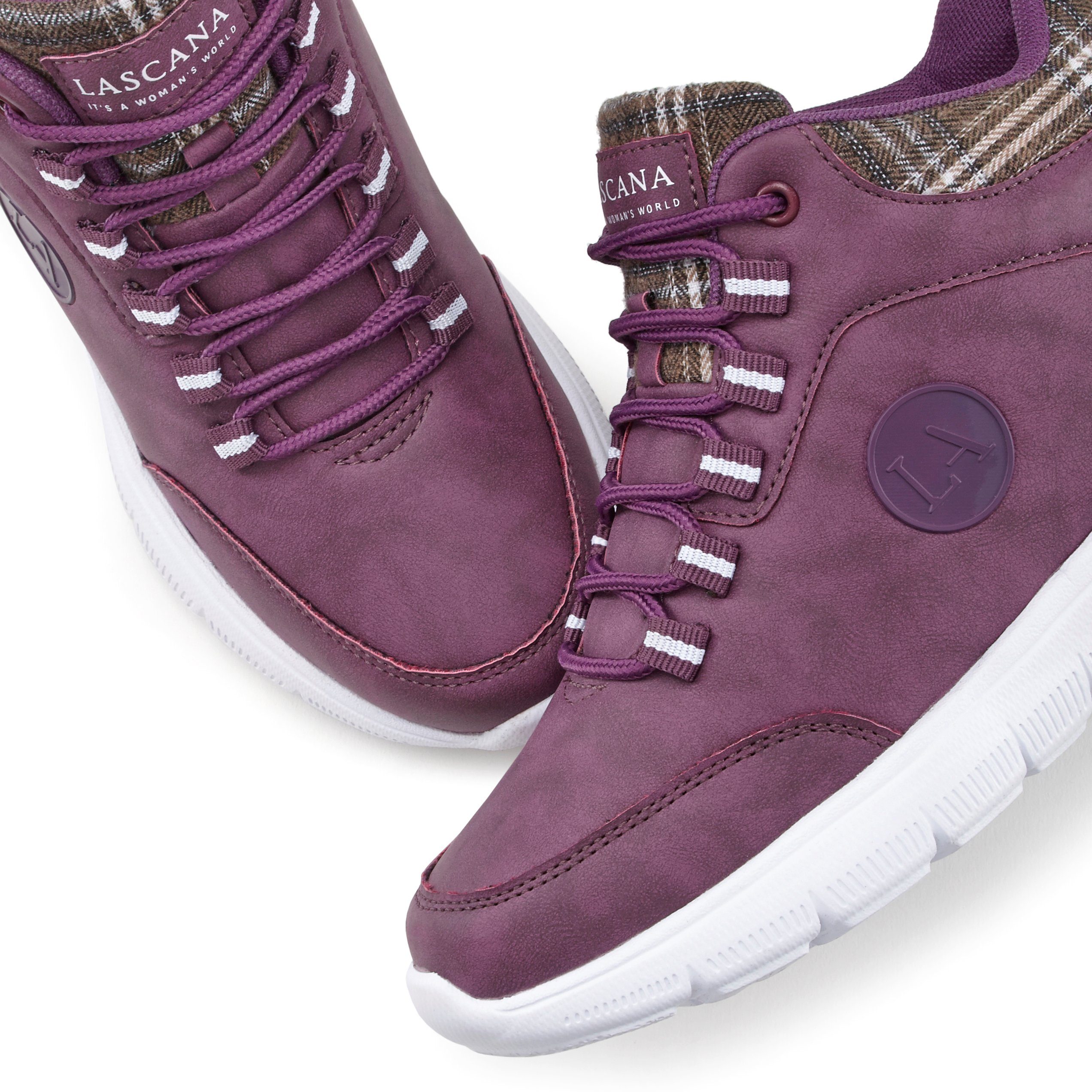 Lascana Sneakers met lichte zool, outdoorschoen, vrijetijdsschoen, trekking boots, vegan