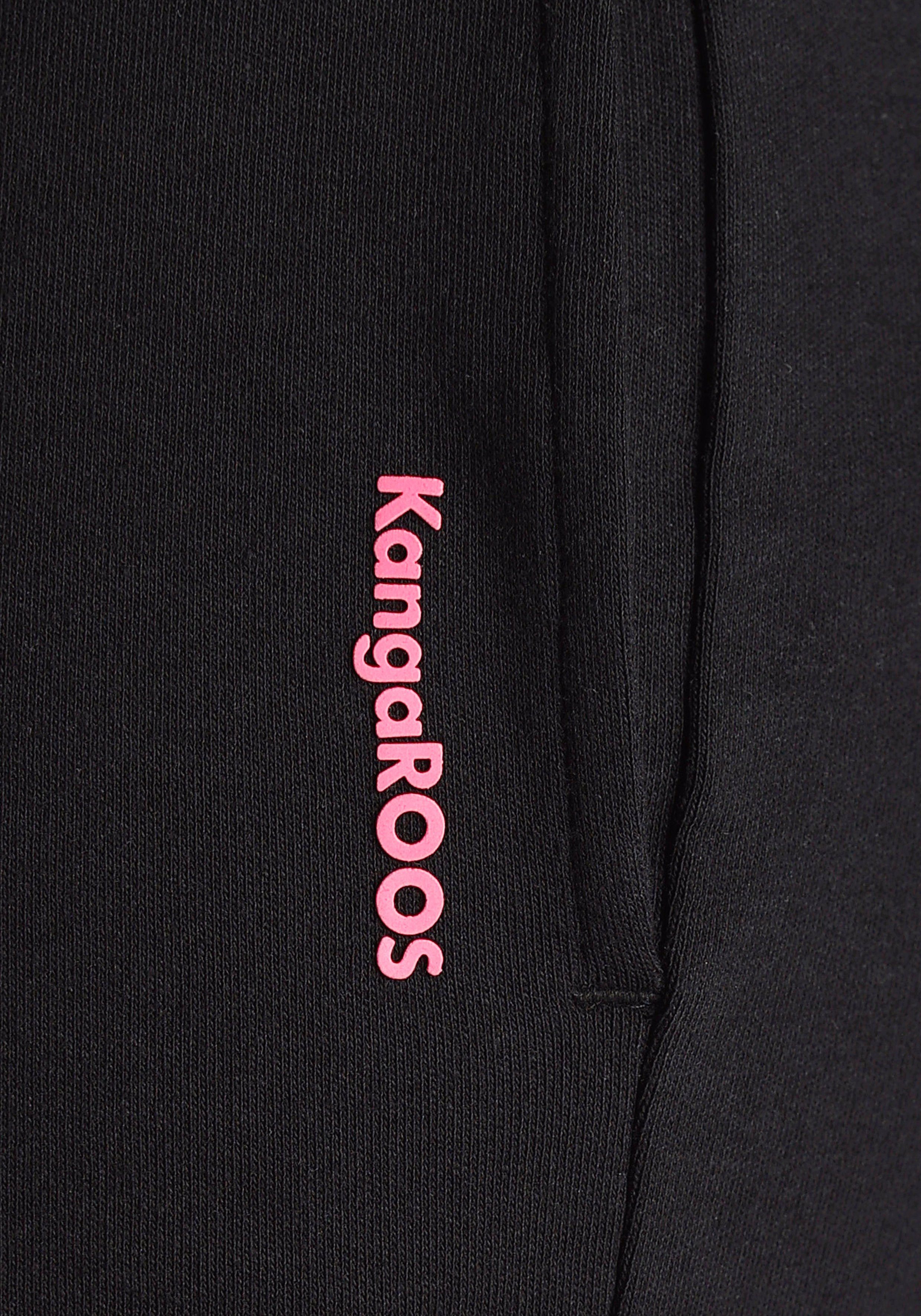 KangaROOS Sweatshort voor het oprollen met sluiting en knop