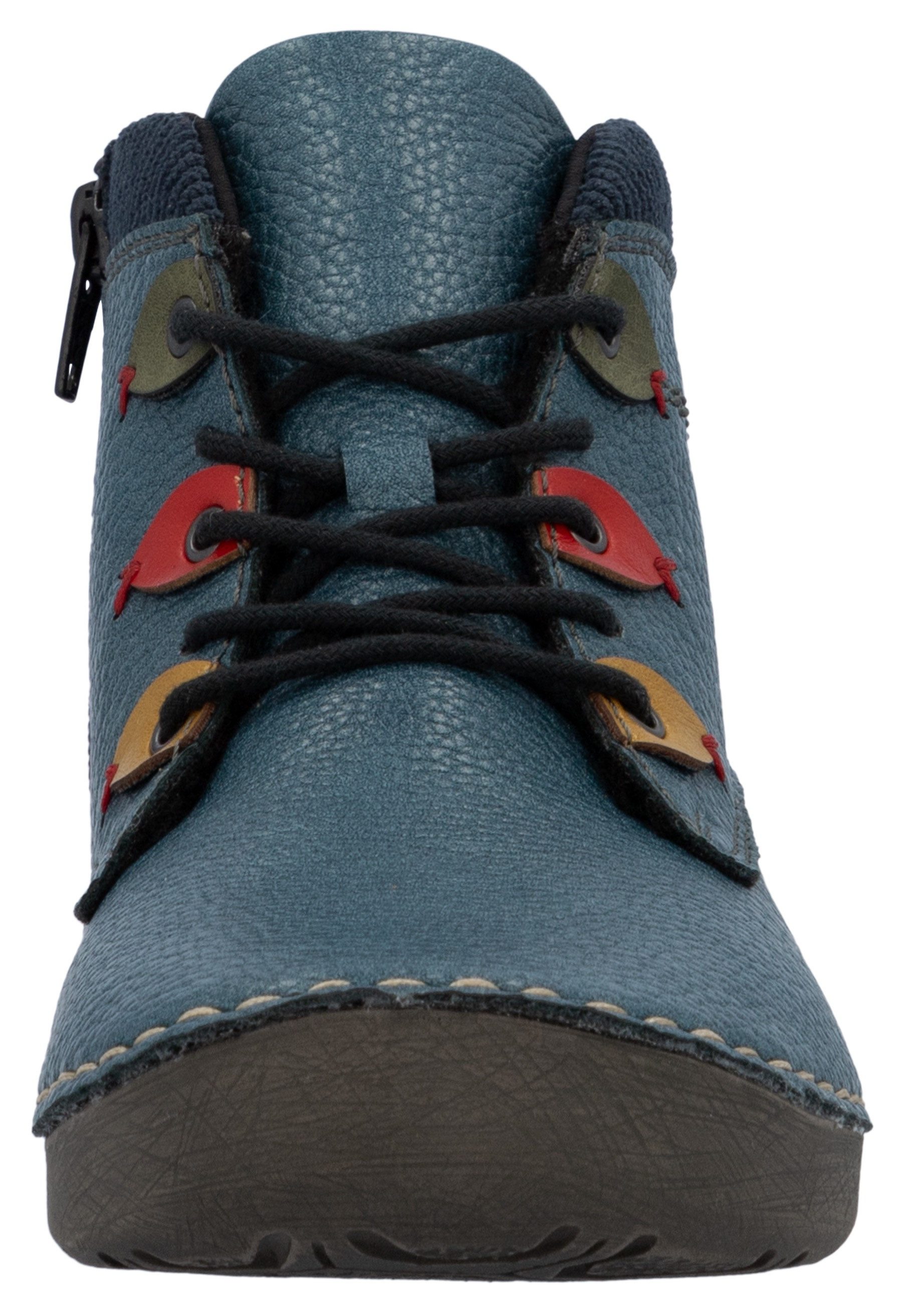 Rieker Veterschoenen Enkellaarsjes, casual boots, high top sneaker met binnenritssluiting