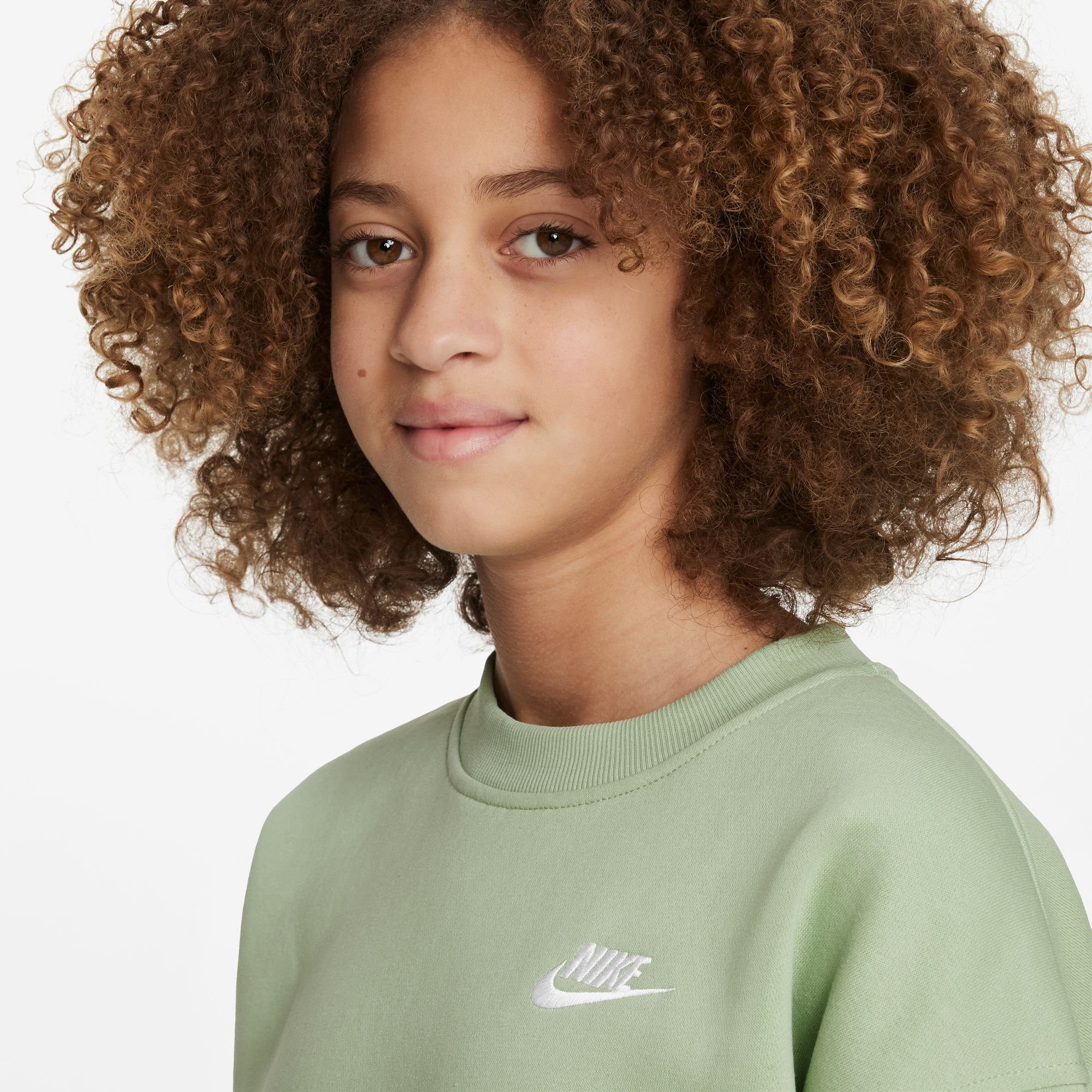 Nike Sportswear Sweatshirt CLUB FLEECE BIG KIDS' (GIRLS') OVERSIZED SWEATSHIRT