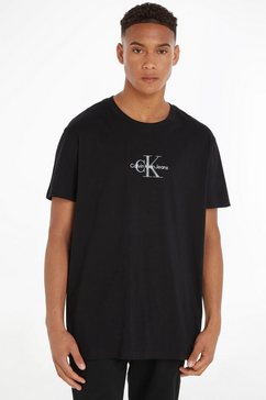 calvin klein jeans plus t-shirt plus monogram logo tee zwart