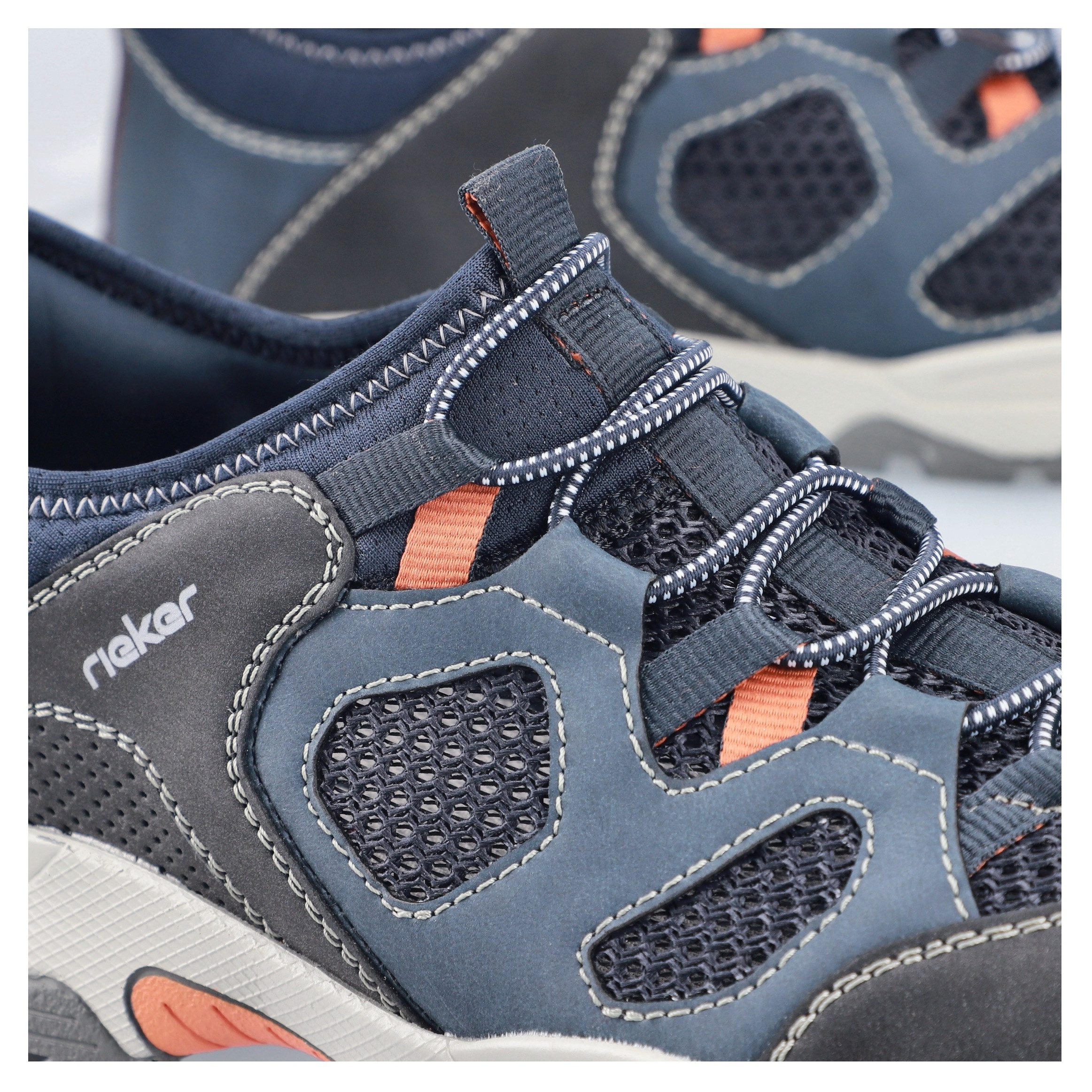 Rieker Slip-on sneakers , trekking schoen, outdoorschoen, instapschoen met elastiek