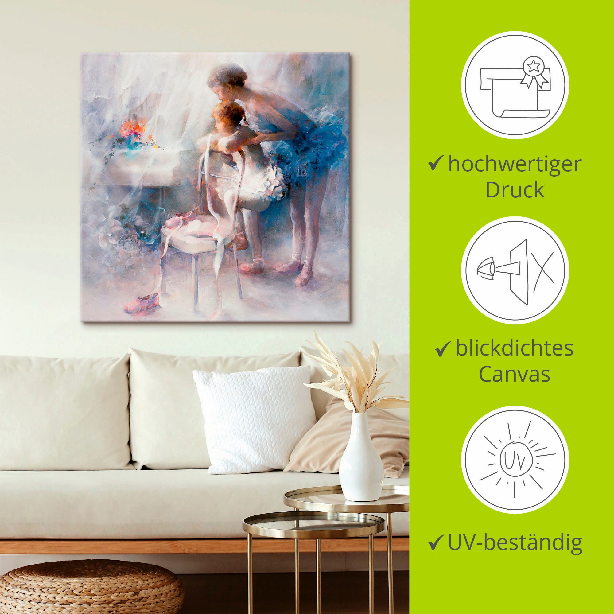 Artland Artprint Ballet als artprint op linnen, poster in verschillende formaten maten