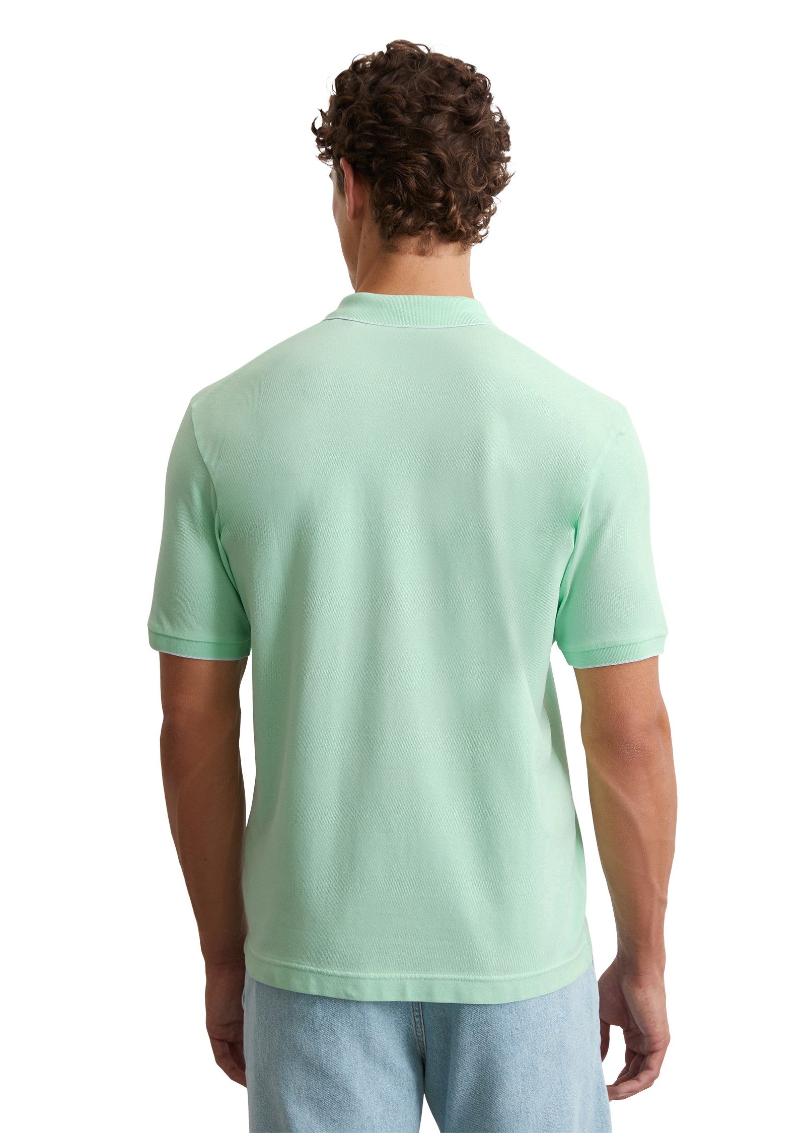 Marc O'Polo Poloshirt van piqué, regular fit, contrasterende details