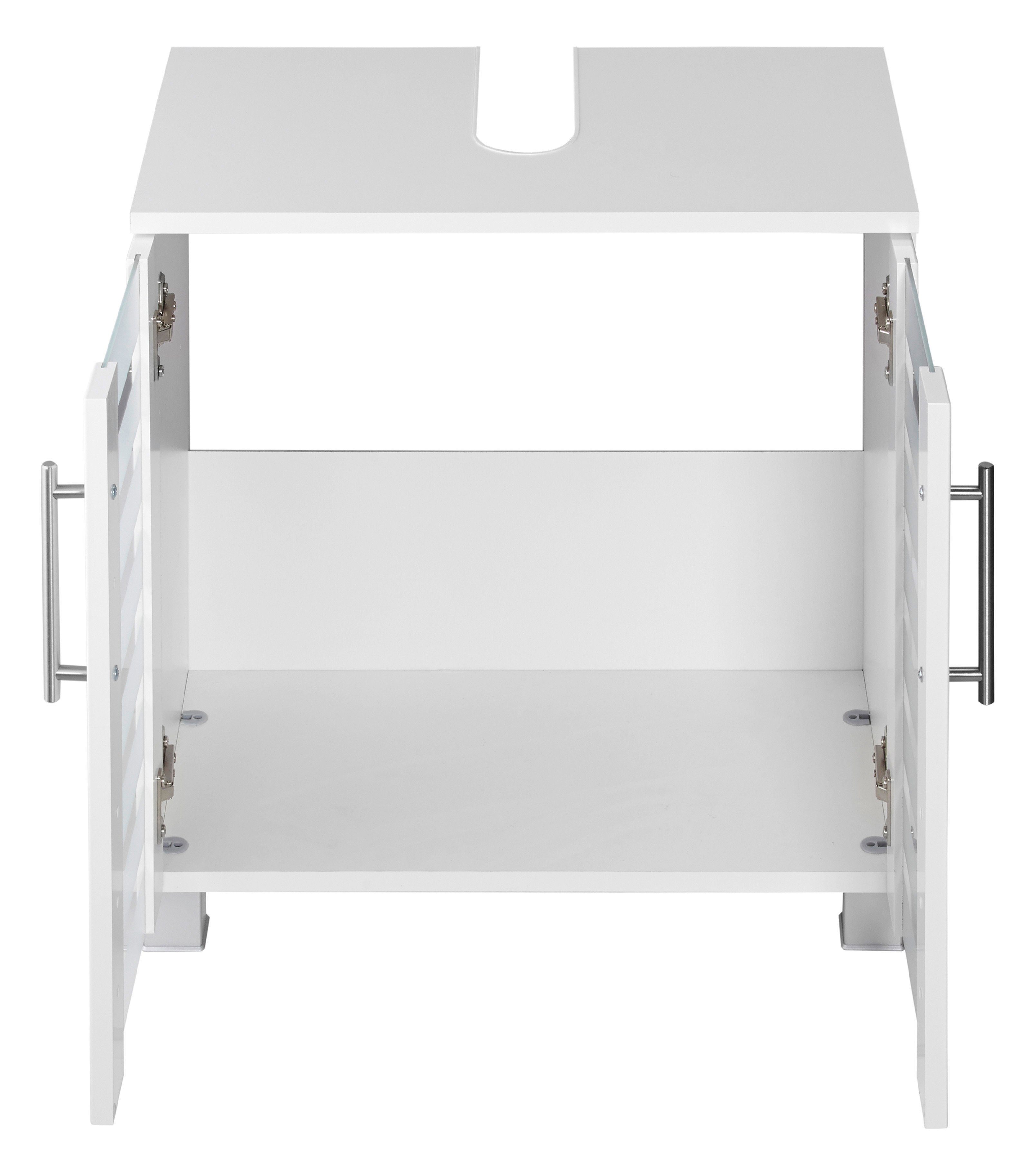 welltime Wastafelonderkast Jaca Breedte 60 cm, met MDF-hoogglansfronten