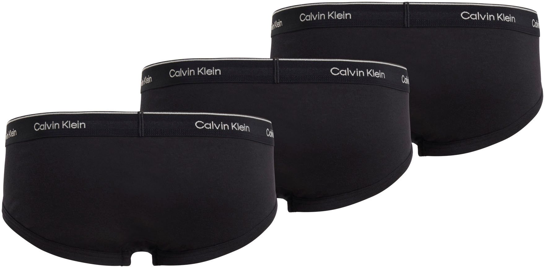 Calvin Klein Hipster HIP BRIEF 3PK met logo-elastische tailleband (3 stuks) (Set van 3)