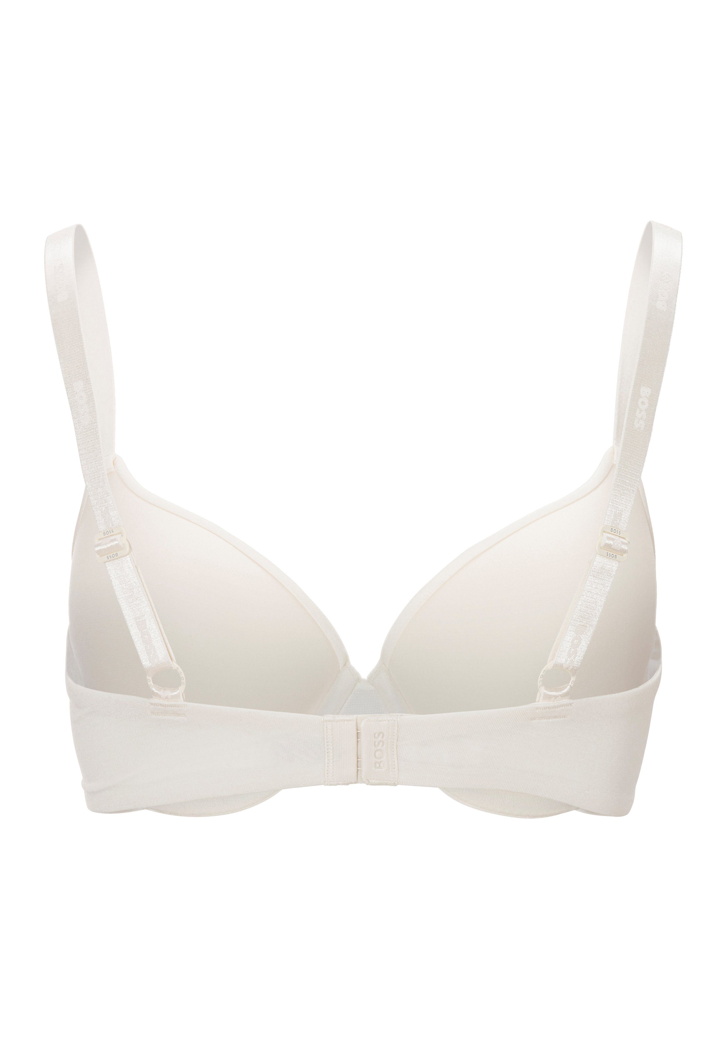 BOSS Beugel-bh UNDERWIRE BRA CI met boss tekst op de schouderbanden