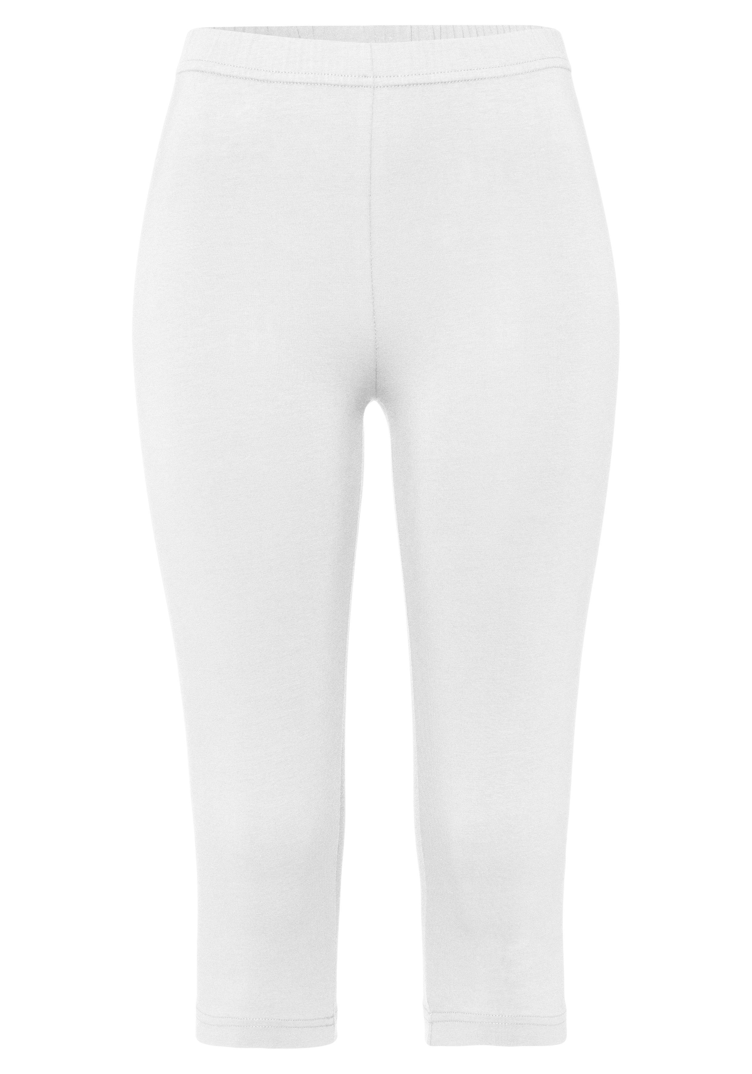 vivance active Caprilegging met rubberen tailleband, loungewear (Set van 2)