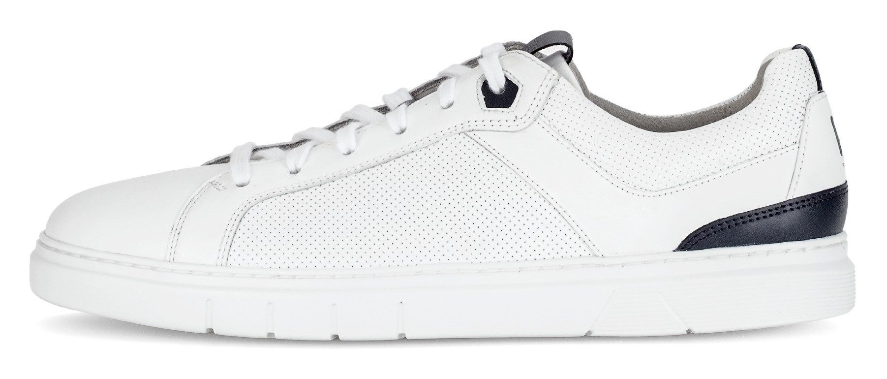 Pius Gabor Plateausneakers , vrijetijdsschoen, lage schoen, veterschoen met perforatie, breedte g