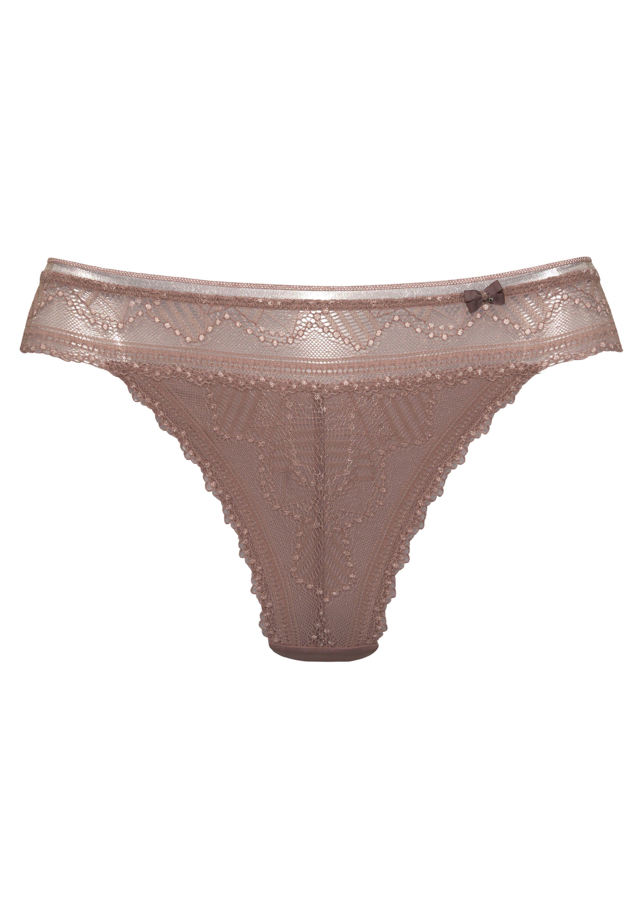 Lascana String TIZIANA met gedeeltelijk gerecycled kant