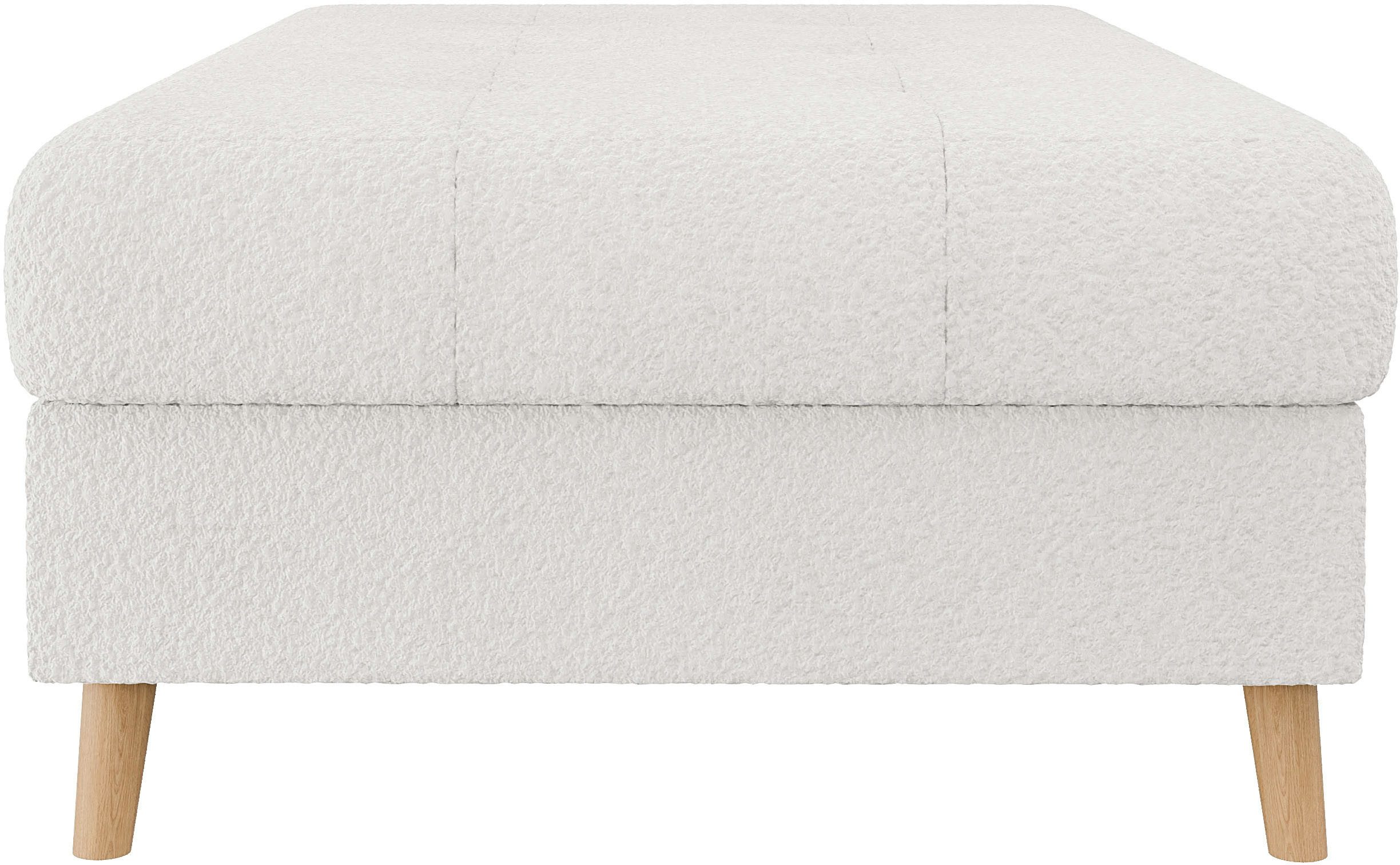 Home affaire Hocker CHARRE XXL, stiksel in het zitgedeelte, afmetingen: B/D/H: 118/73/40 cm