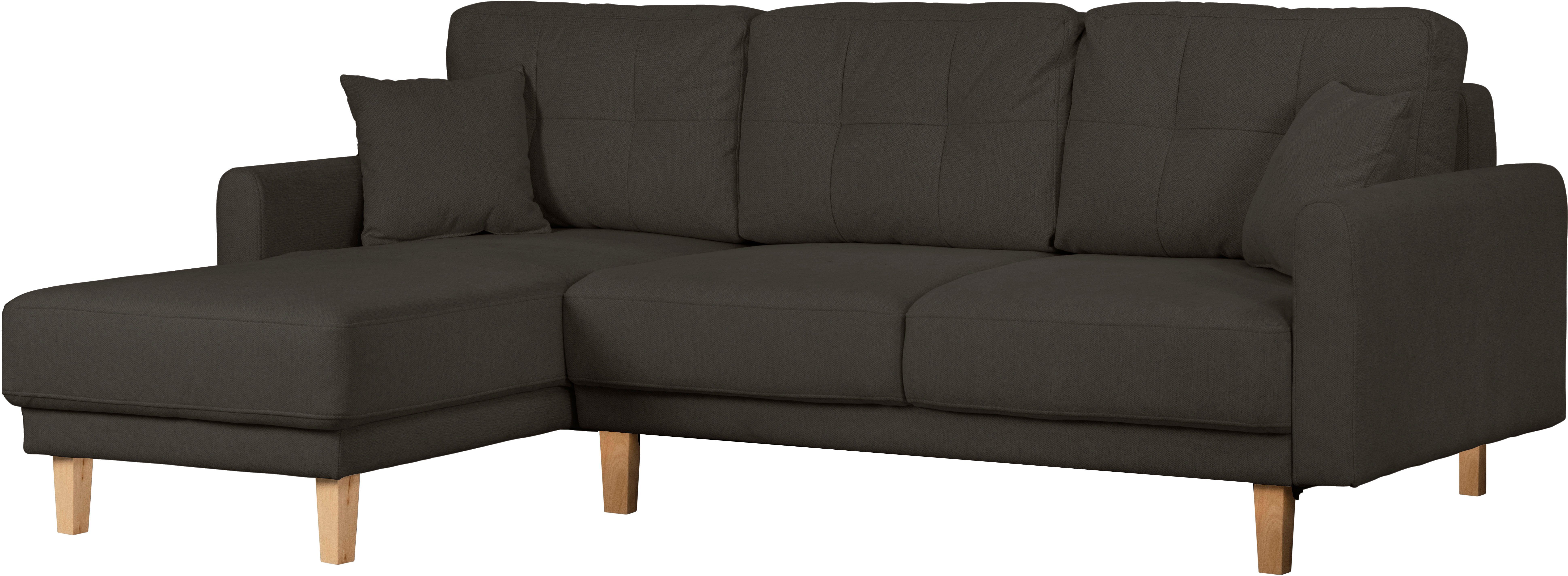 Home affaire Hoekbank TRIPLO optionele slaapbank met bedlade, afmetingen B/D/H: 234/164/89 cm