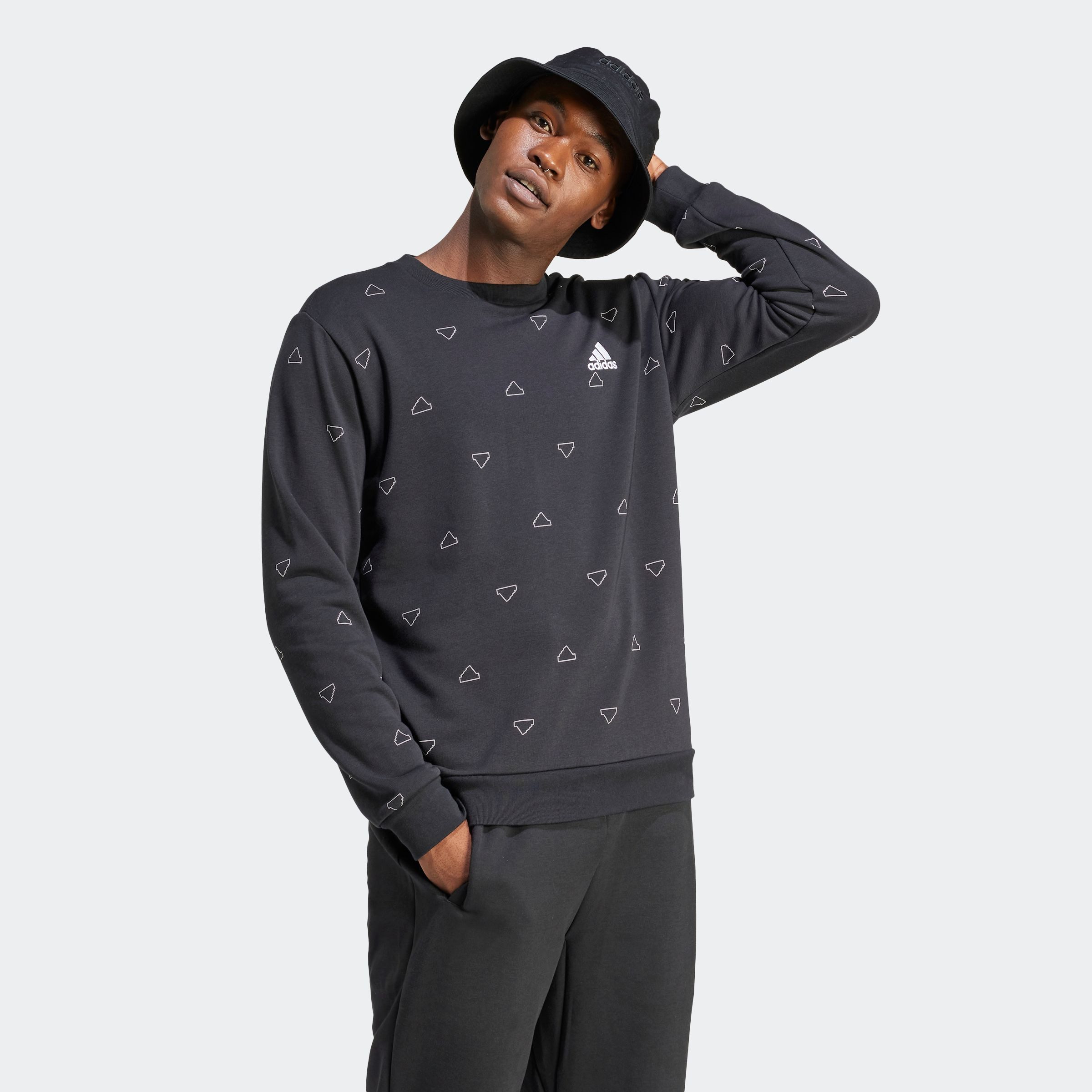 adidas Sportswear Sweatshirt M MNGRM CRW FT