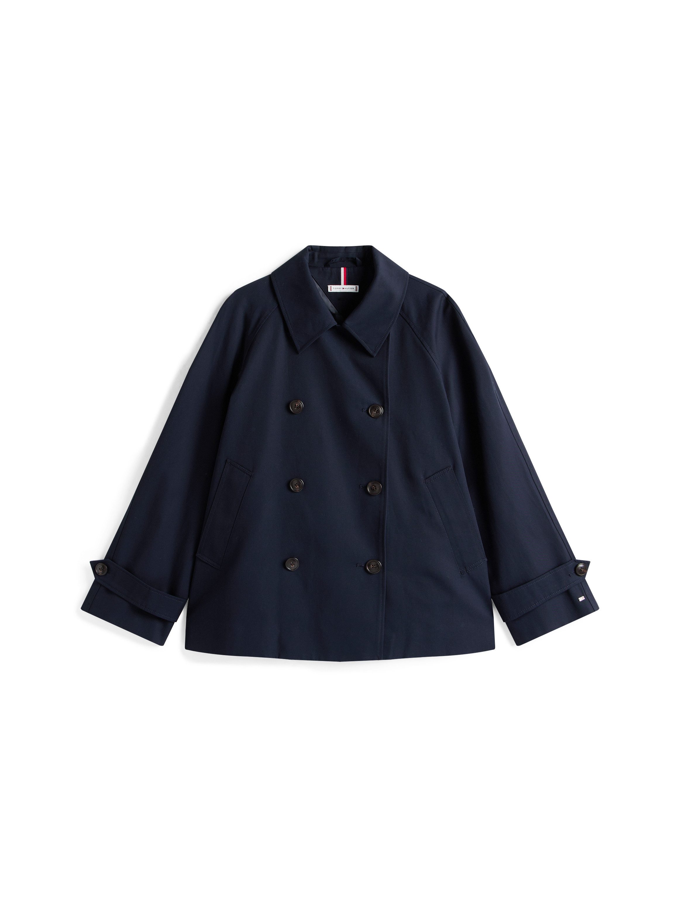 Tommy Hilfiger Trenchcoat COTTON REG SHORT TRENCH COAT