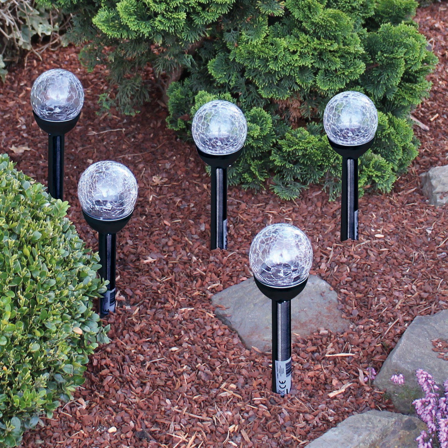 Think@Pets Tuinlamp BALLS Set, set van 5