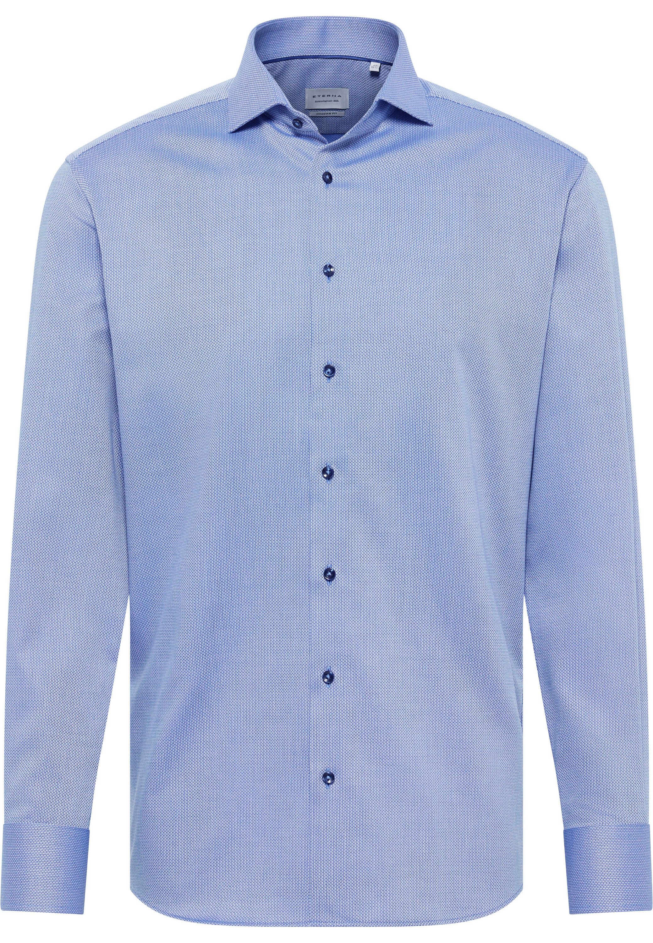 Eterna Overhemd met lange mouwen MODERN FIT NON IRON (strijkvrij)