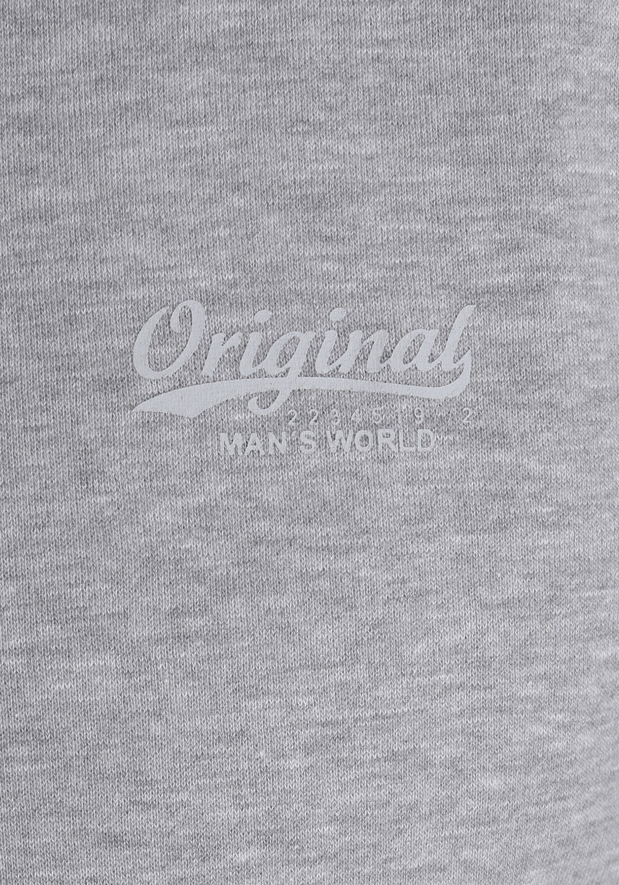 Man's World Sweatshirt Lange mouwen, basic-stijl, effen, ronde hals