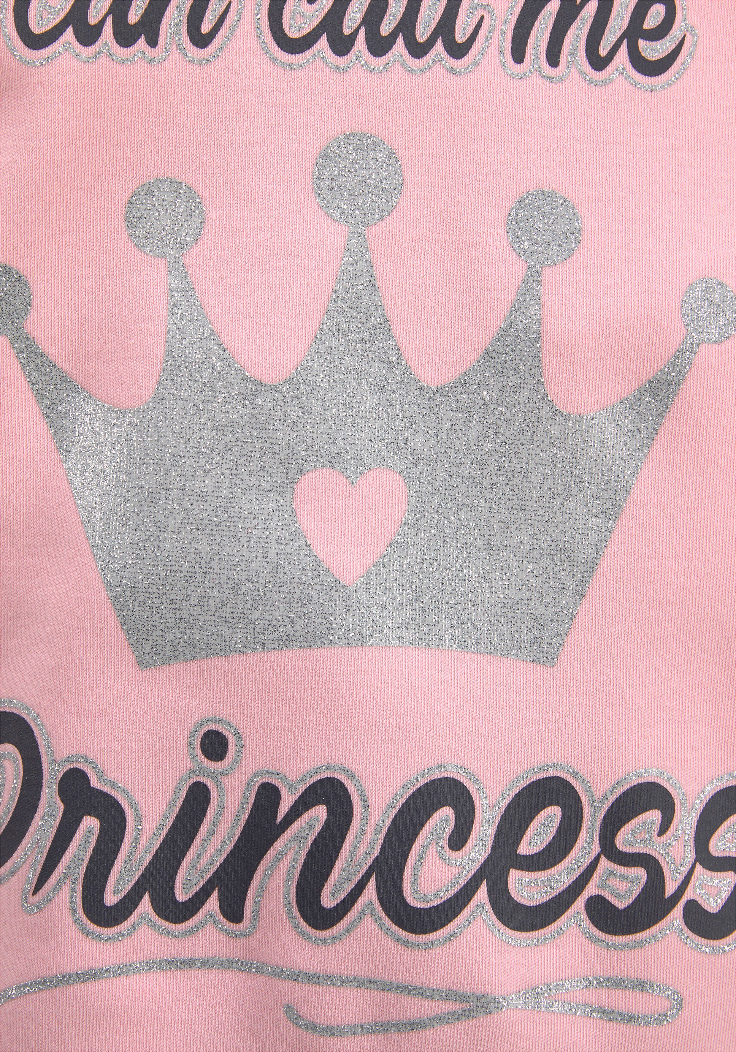 KIDSWORLD Shirt met lange mouwen YOU CAN CALL ME PRINCESS Lange mouwen, basic pasvorm, bedrukt, ronde hals