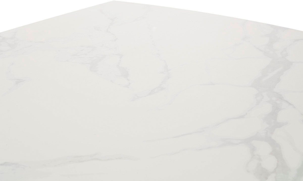 MCA furniture Eettafel OSSANA vierpoot tafel 180-260 cm Keramiek, metaal, eindschuif, uittrekbaar, tafelblad 13 mm, 8-10 personen