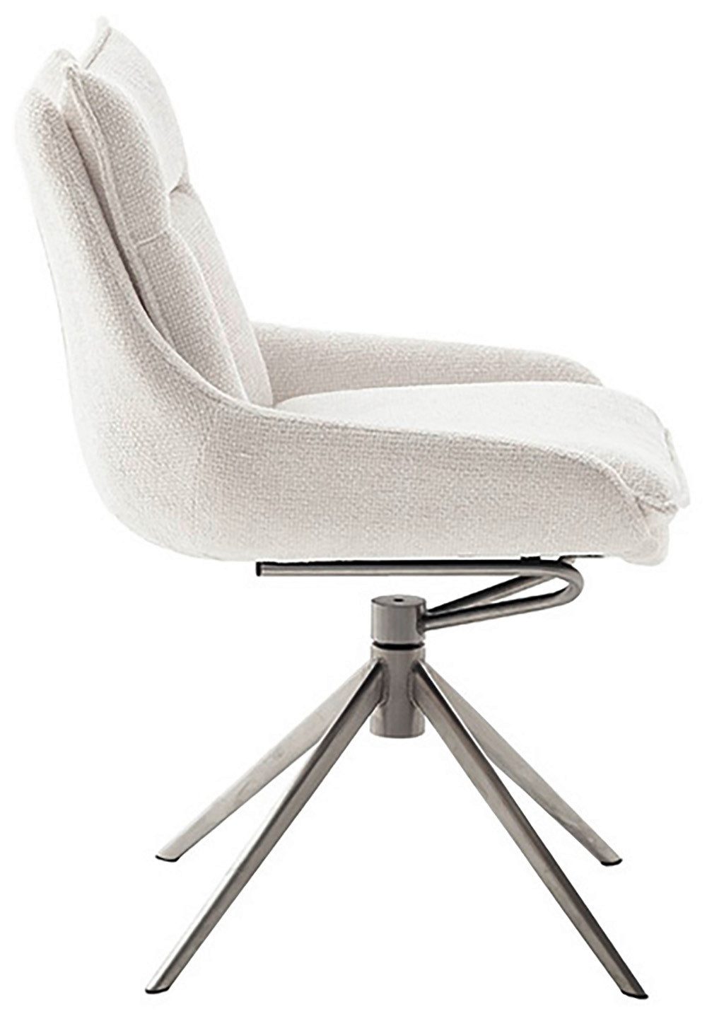 MCA furniture Eetkamerstoel Parker (2-set), draaibaar 360°, draai- & schommelfunctie, belastbaarheid 120 kg