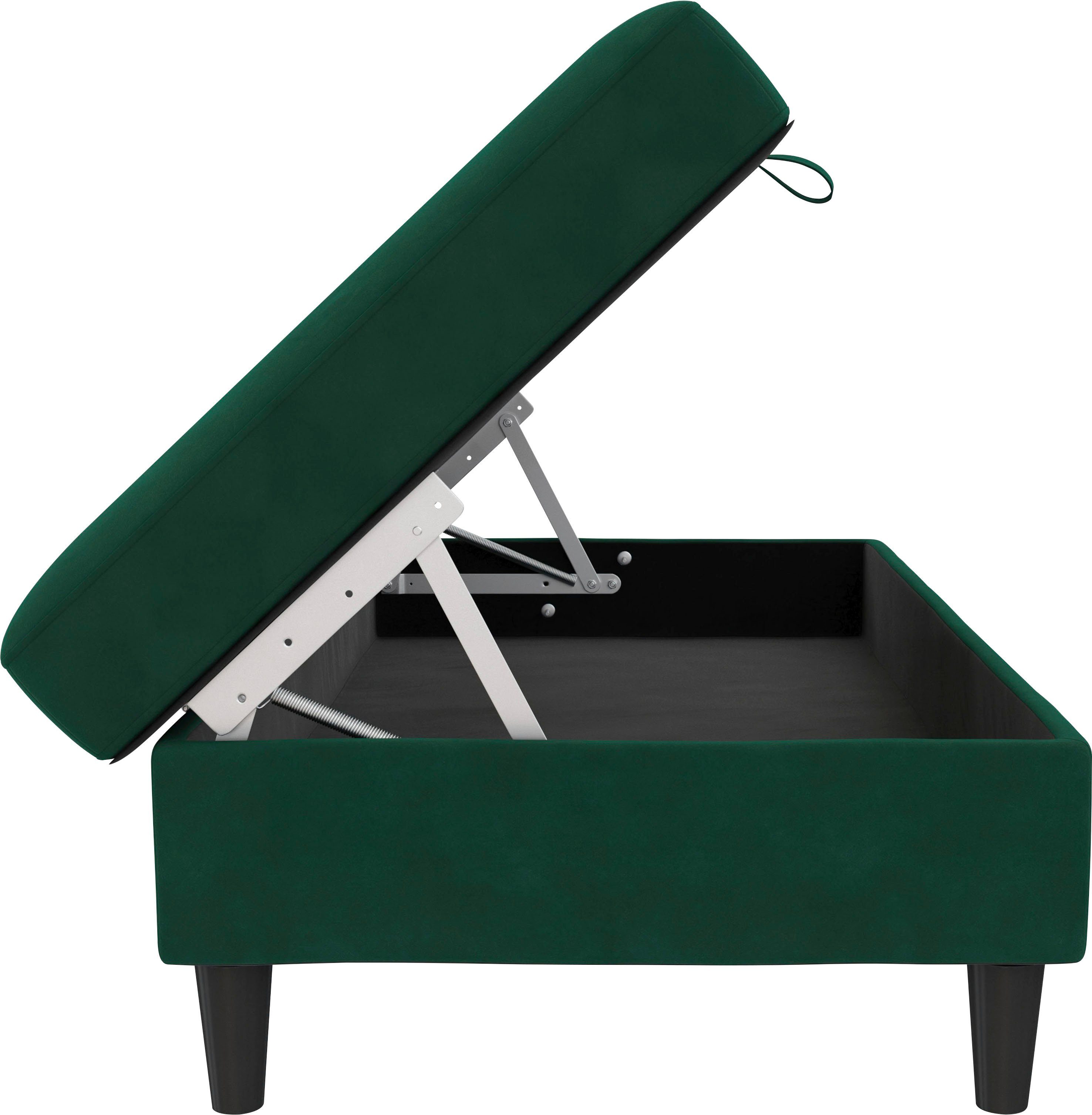 Dorel Home Hocker met bergruimte Hartford Hocker met bergruimte, vrij plaatsbaar, zithoogte 43 cm