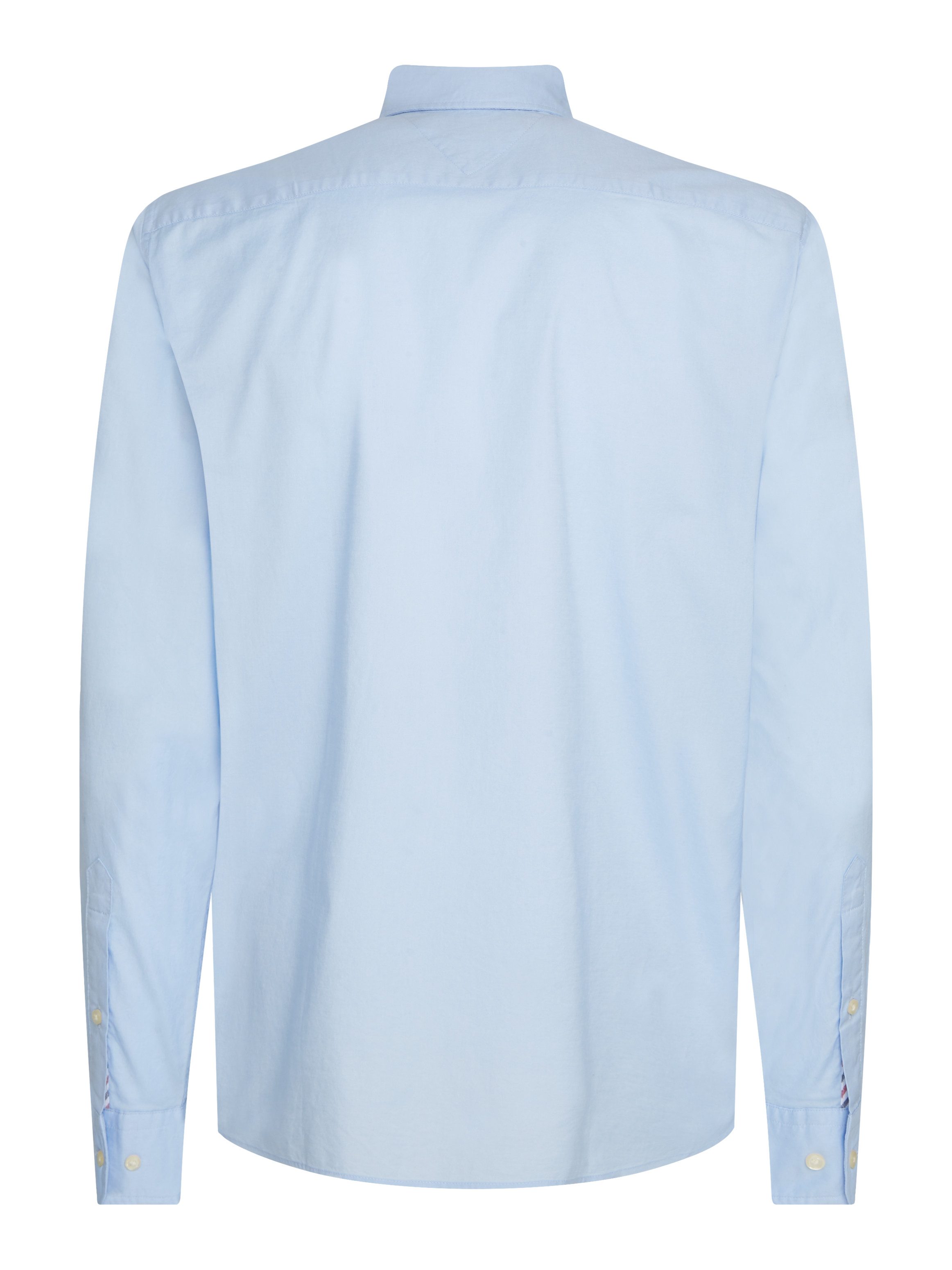 Tommy Hilfiger Overhemd met lange mouwen FLEX POPLIN RF SHIRT met labelschild binnenin de knoopsluiting (1-delig)