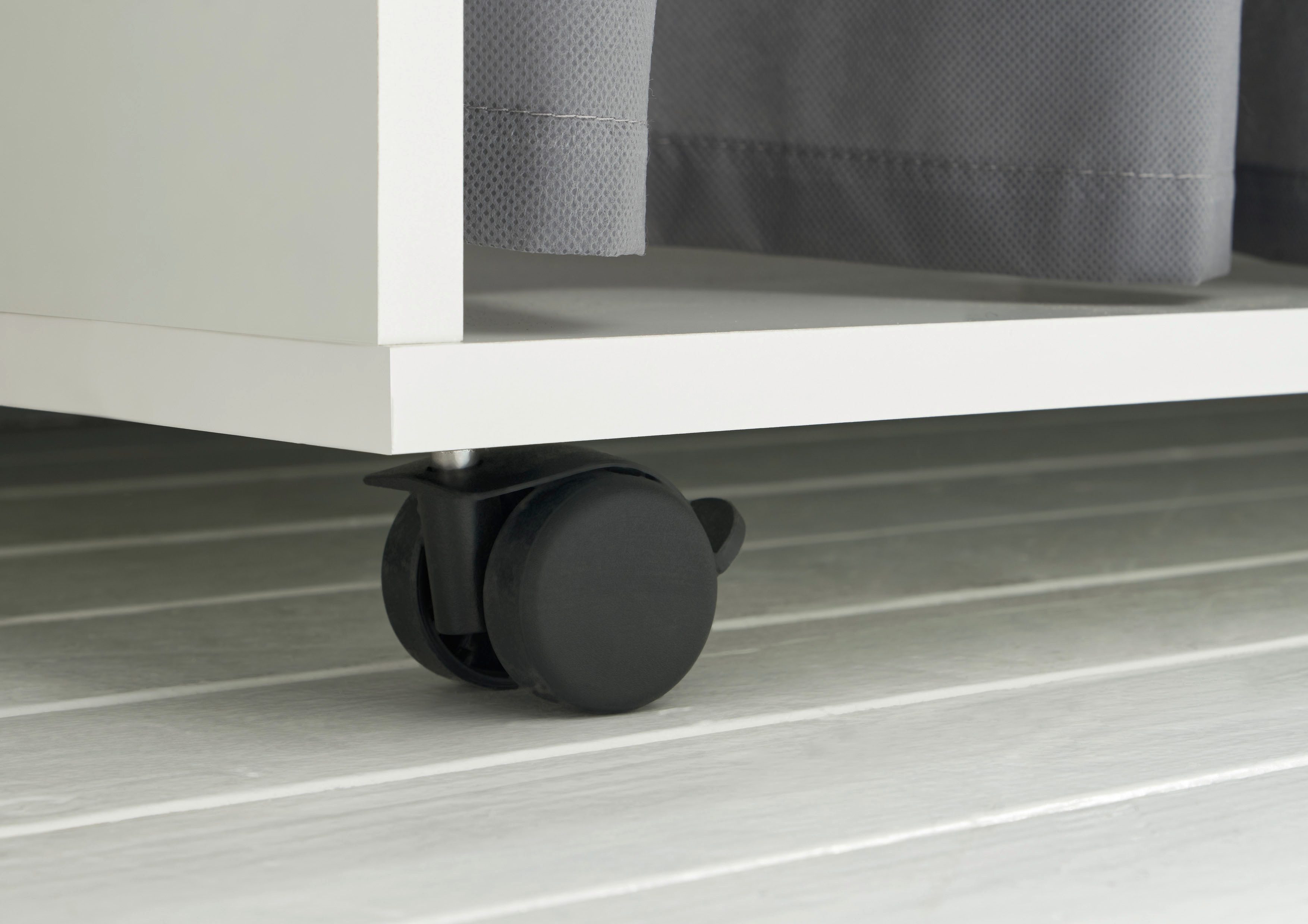 Schlafkontor Kledingkast Jenke kledingkast slaapkamerkast op wielen - BESTSELLER Multifunctionele kledingkast met moderne gordijngarderobe
