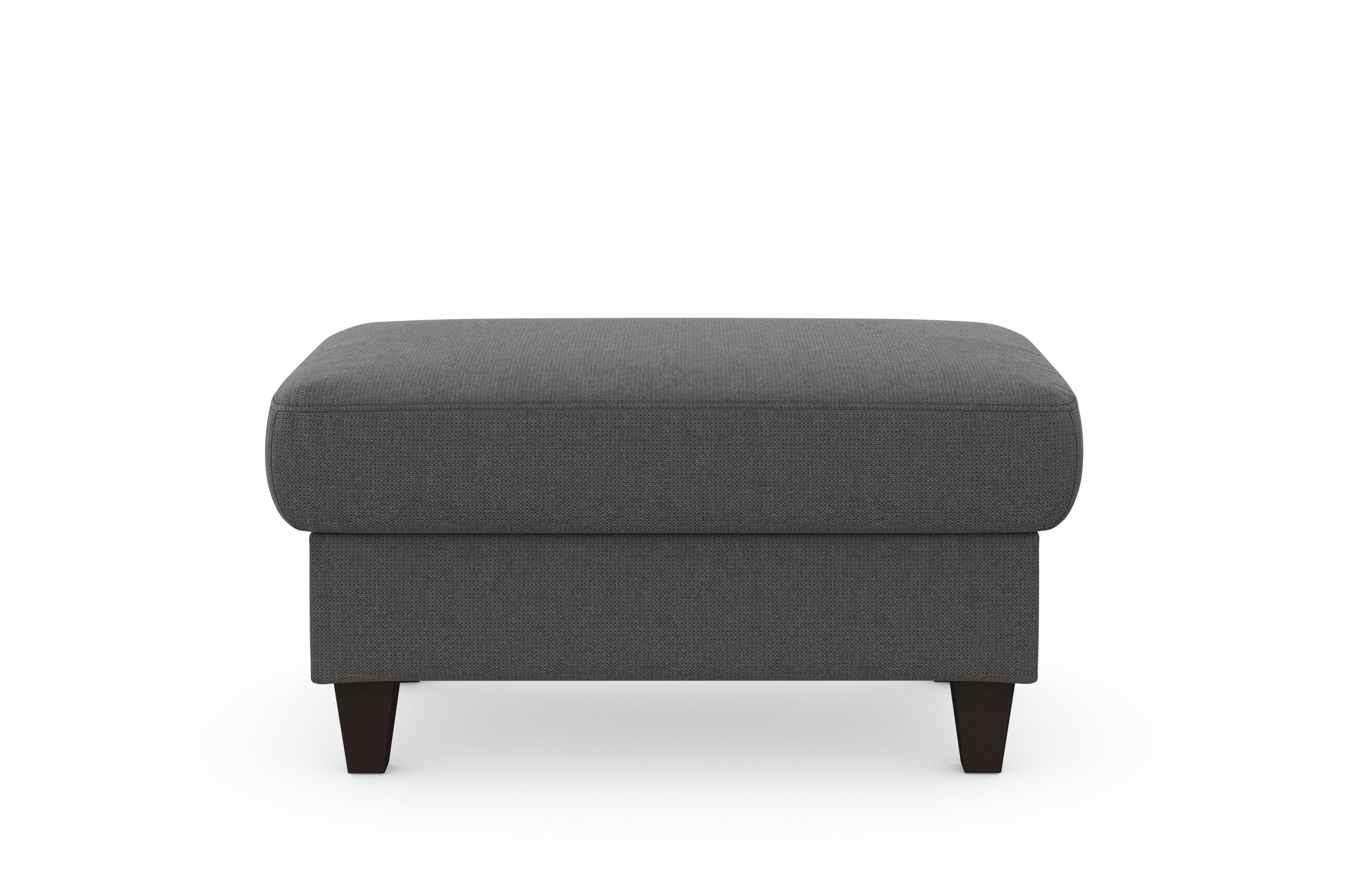 sit&more Hocker met bergruimte Farö met bergruimte en binnenvering en wengékleurige poten