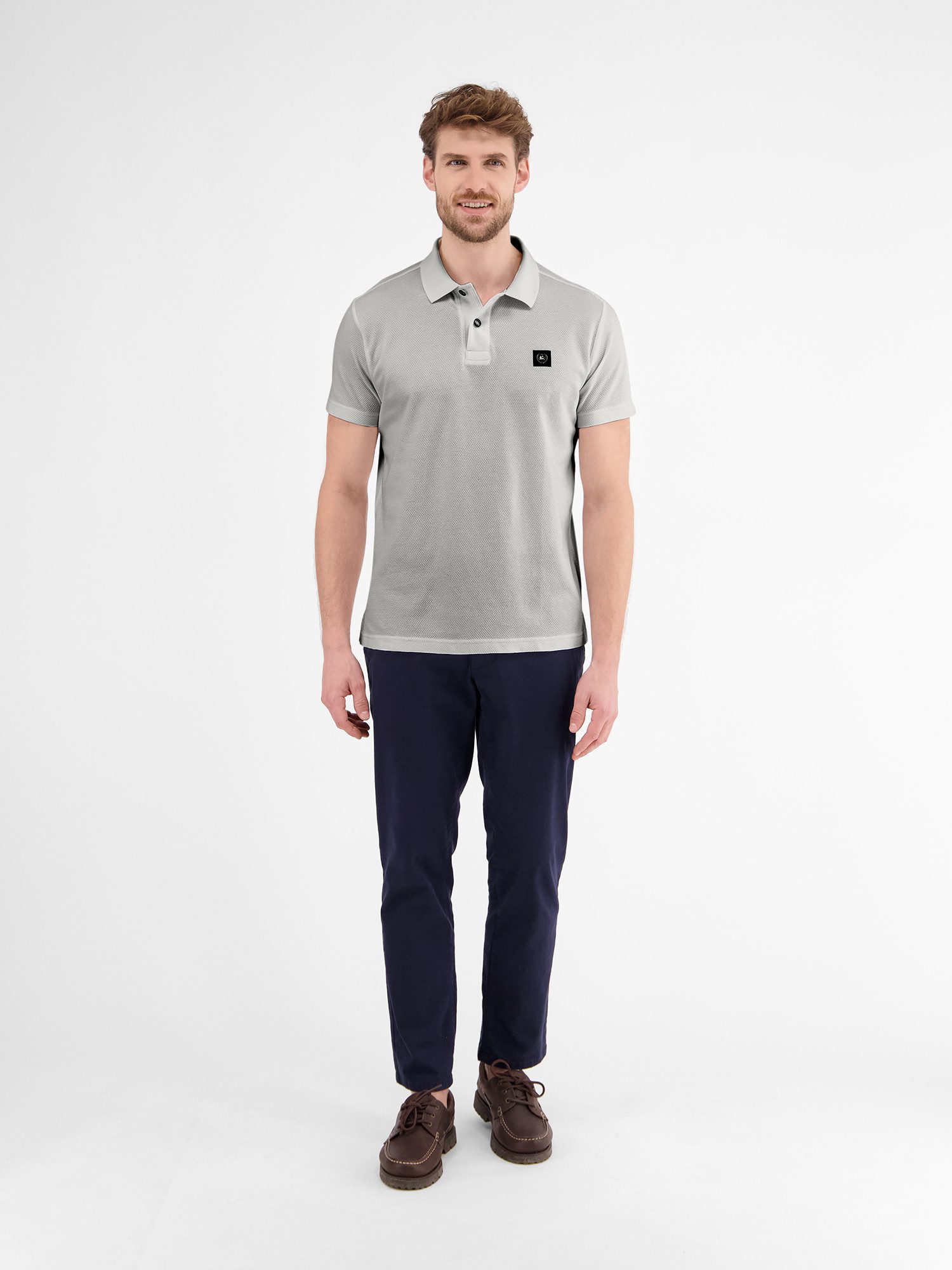 Lerros Poloshirt LERROS Poloshirt in zachte wafelpiqué kwaliteit