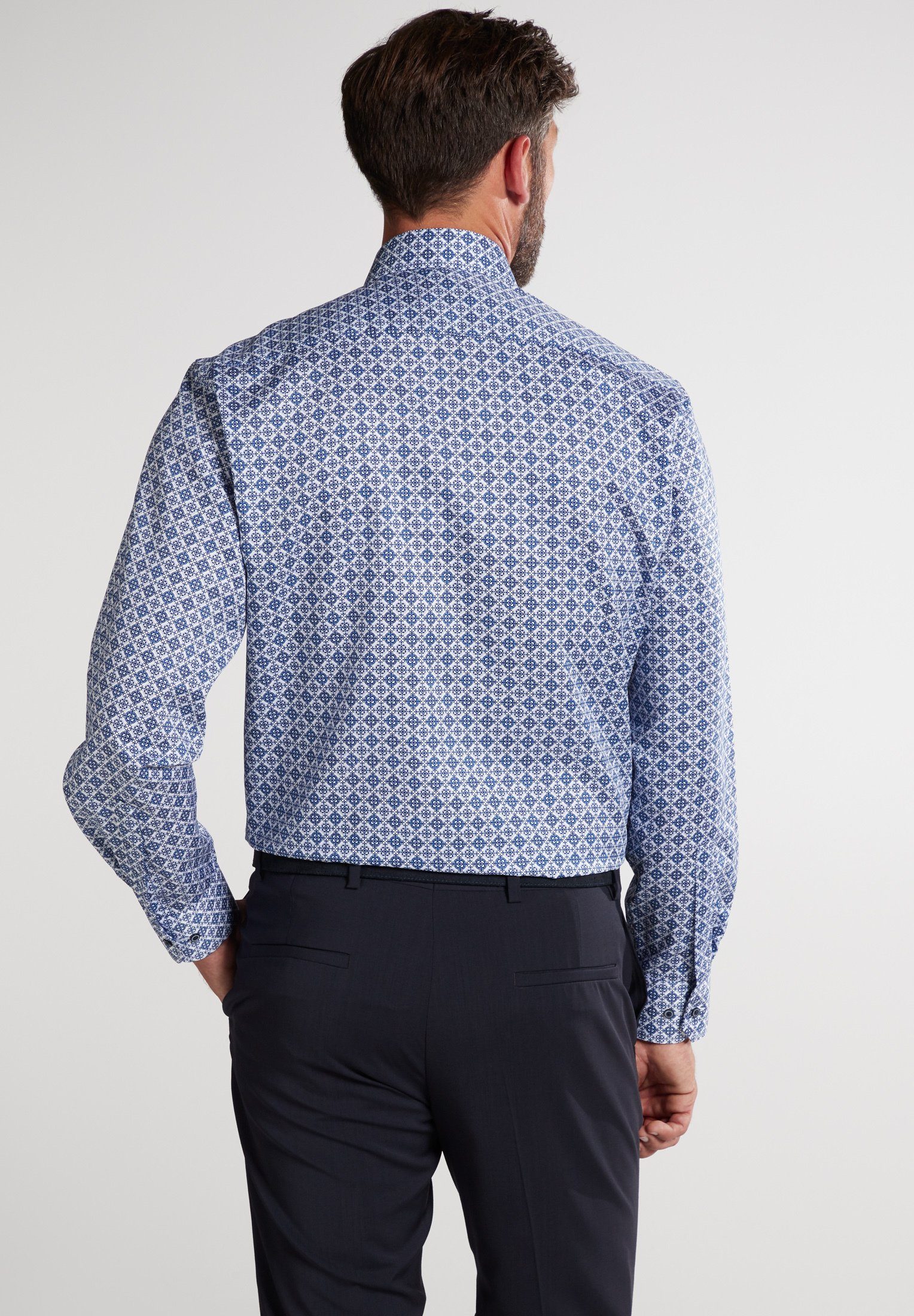 Eterna Overhemd met lange mouwen MODERN FIT EASY IRON (gemakkelijk te strijken)