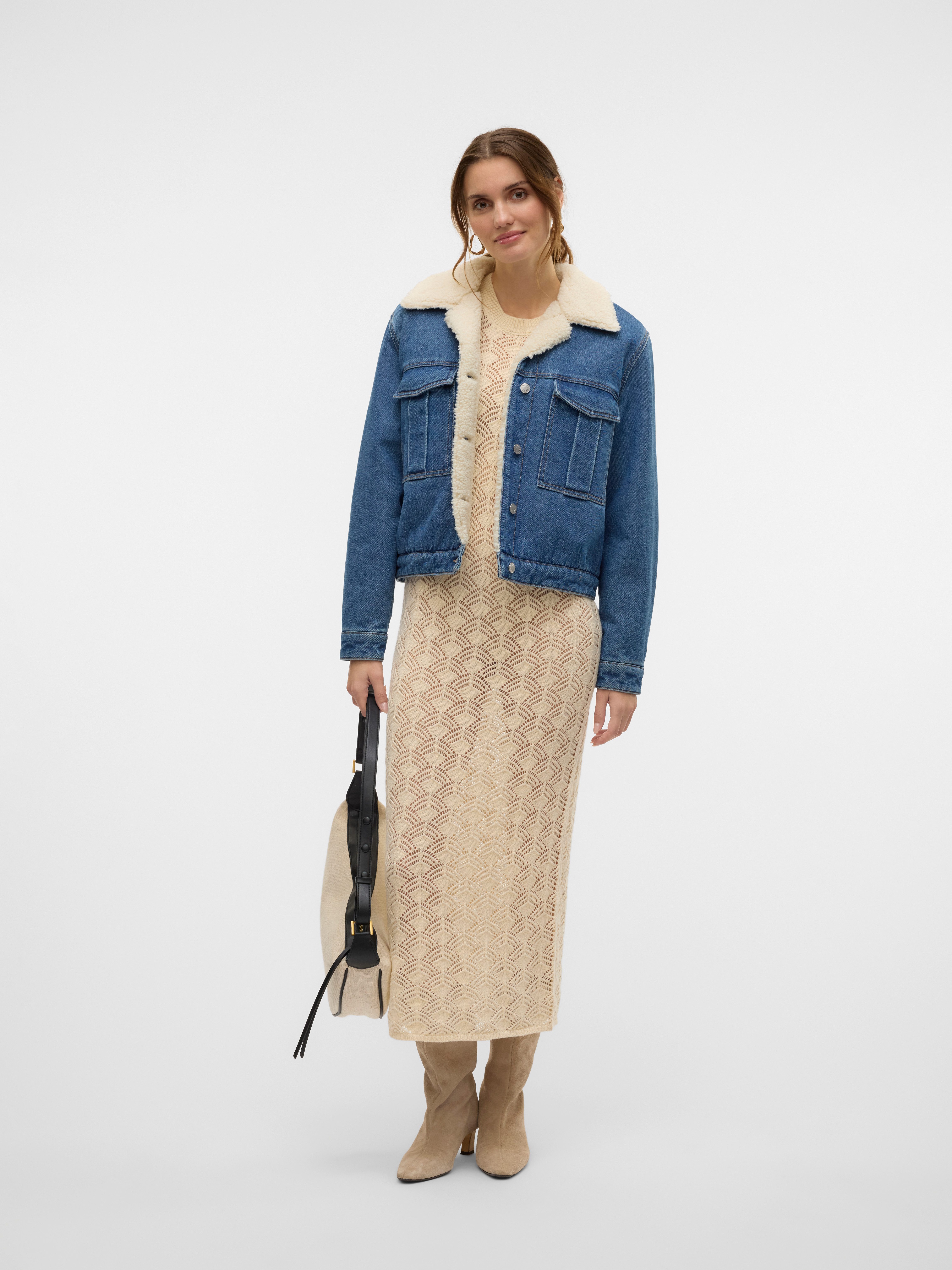 Vero Moda Jeansjack VMGISLA LS TEDDY DNM JACKET GU3280