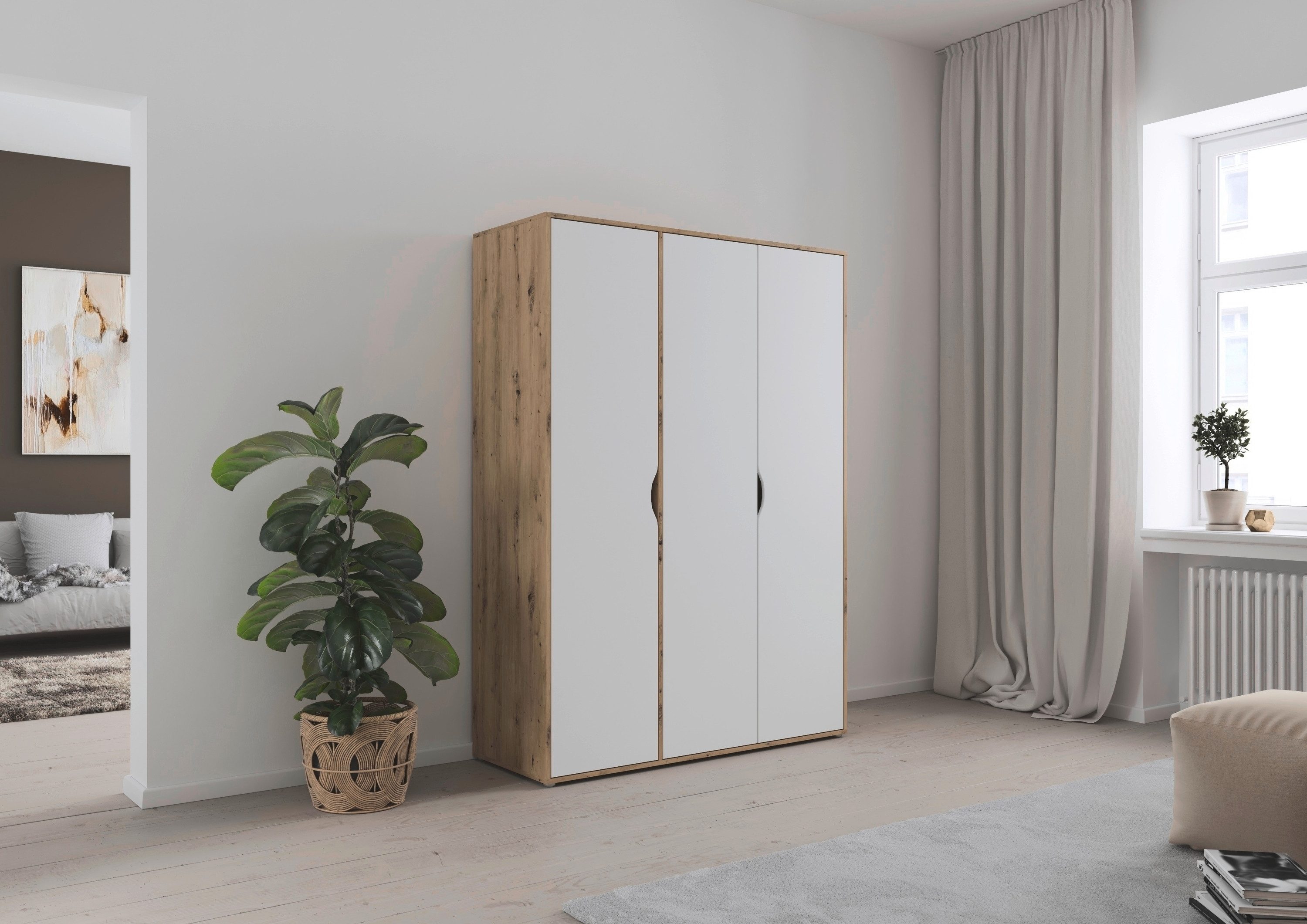rauch Draaideurkast Kledingkast Kast Garderobe Wasmand NARAI veel Opbergruimte Greefaansluitingen voor een greeploze look TOPSELLER MADE IN GERMANY