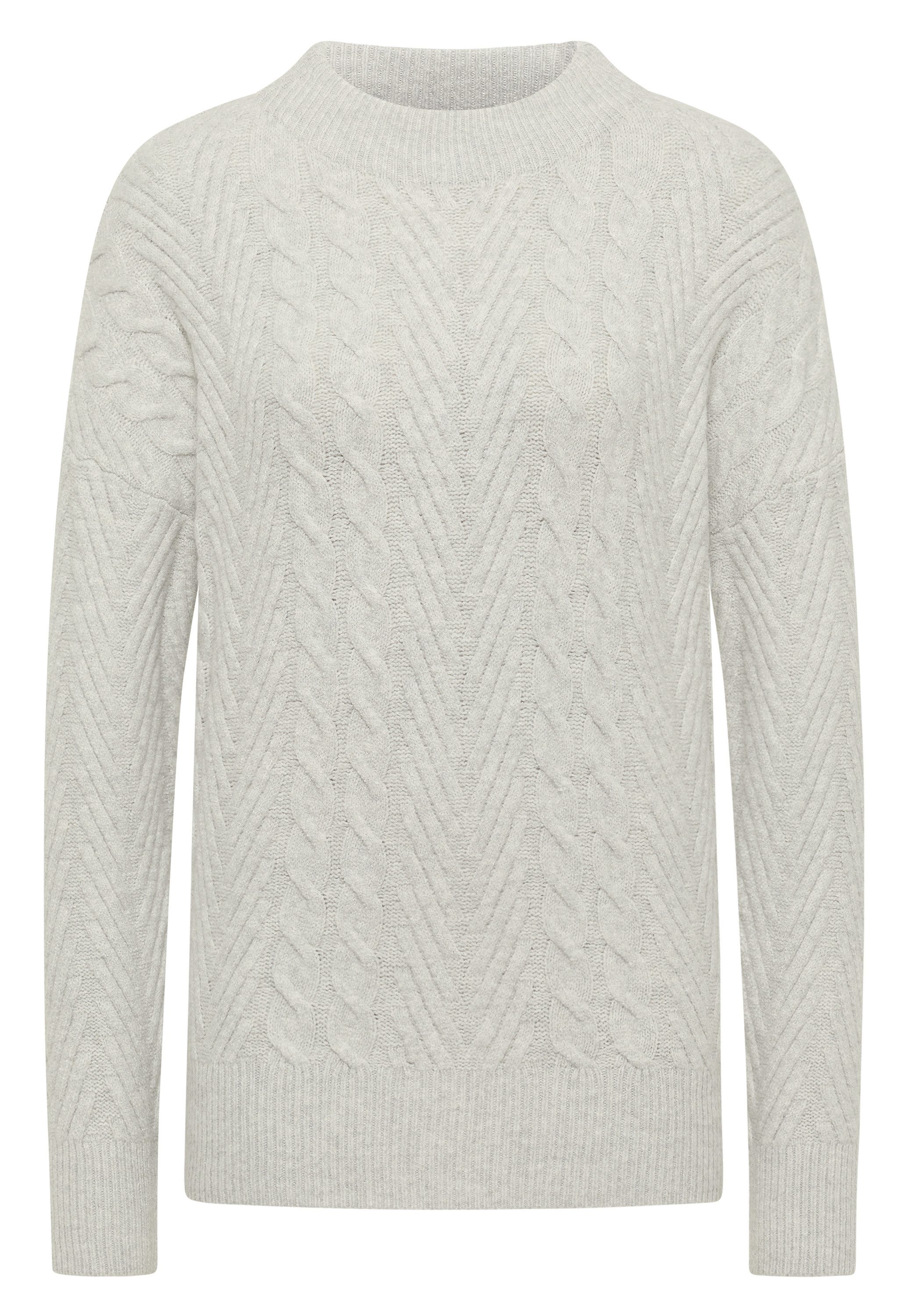 Cecil Gebreide trui met turtle neck, kabelpatroon