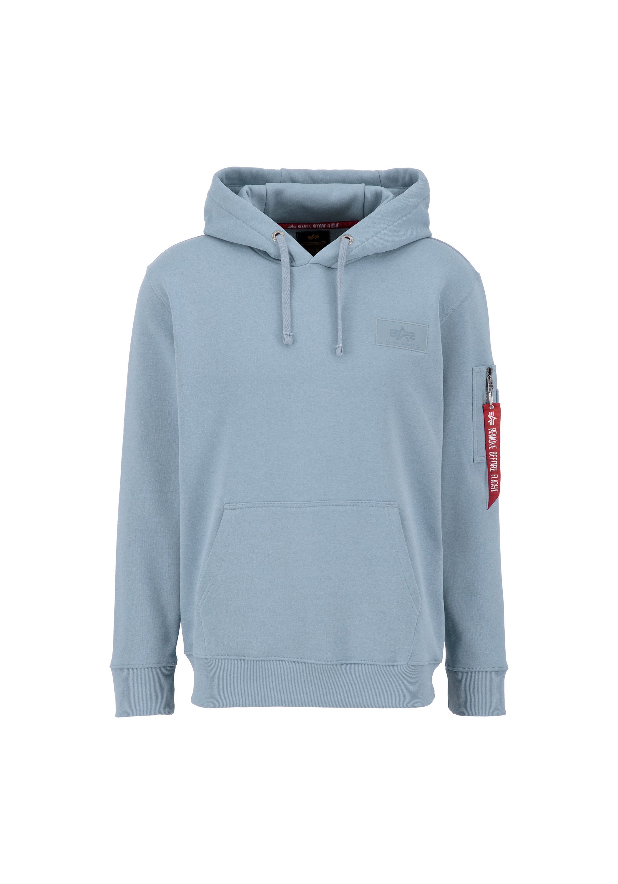 Alpha Industries Hoodie Alpha Industries Mannen - Hoodies met achterafdruk hoodie heren sweaters maat S grijs