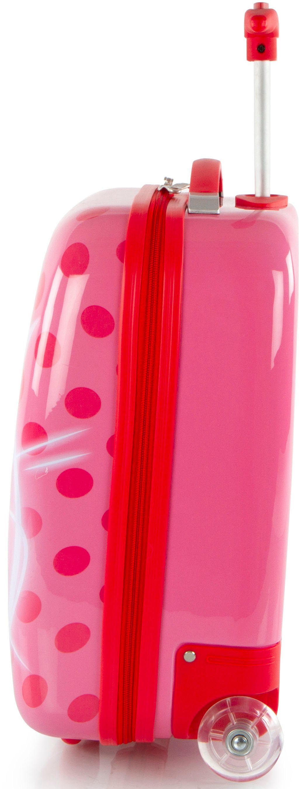 Heys Kinderkoffer Miraculous Lady Bug rosa 46 cm x Joachim Llambi kindertrolley handbagage-koffer