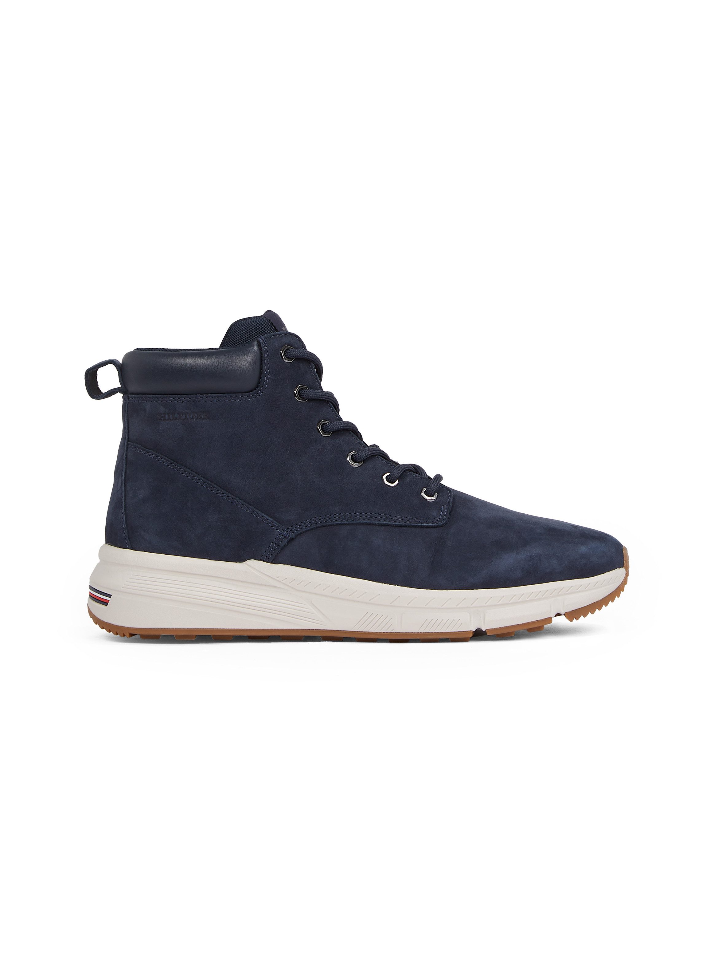Tommy Hilfiger Veterschoenen LIGHT HILIFIGER NBK HYBRID BOOT vrijetijdsschoen, laarzen, veterschoen met gevoerde schacht