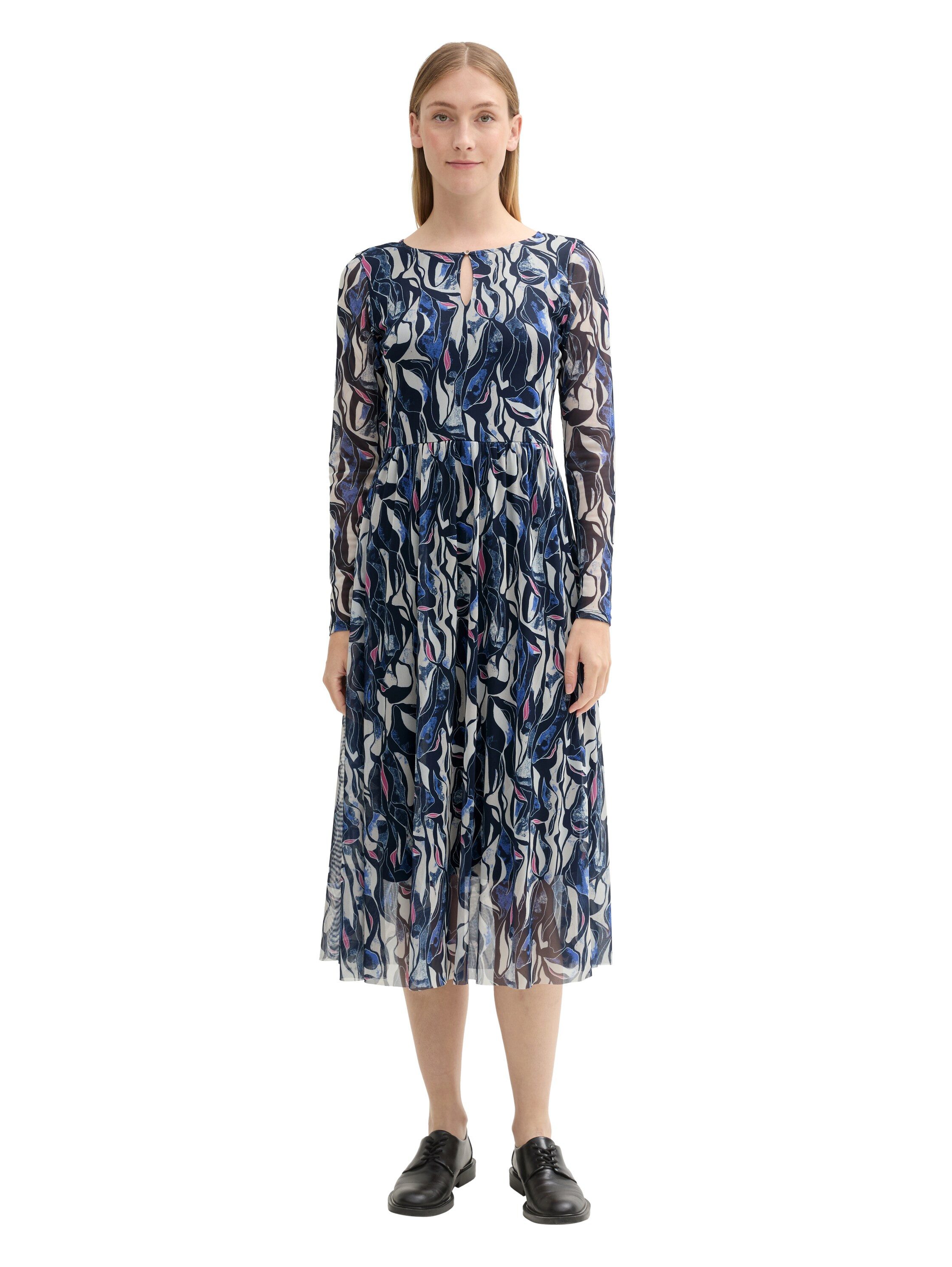 Tom Tailor Meshjurk met patroon